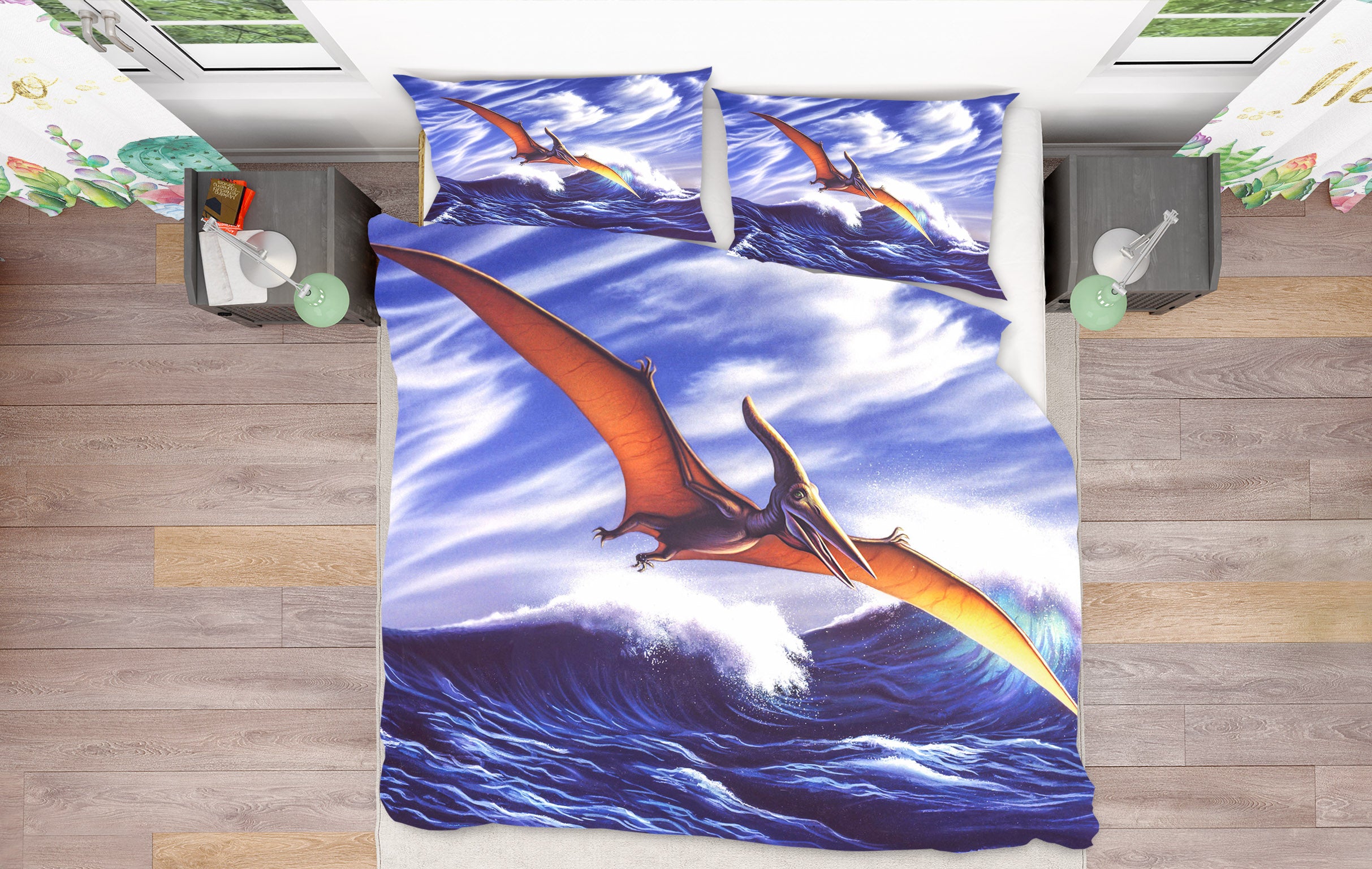 3D Pteranadon 86038 Jerry LoFaro bedding Bed Pillowcases Quilt