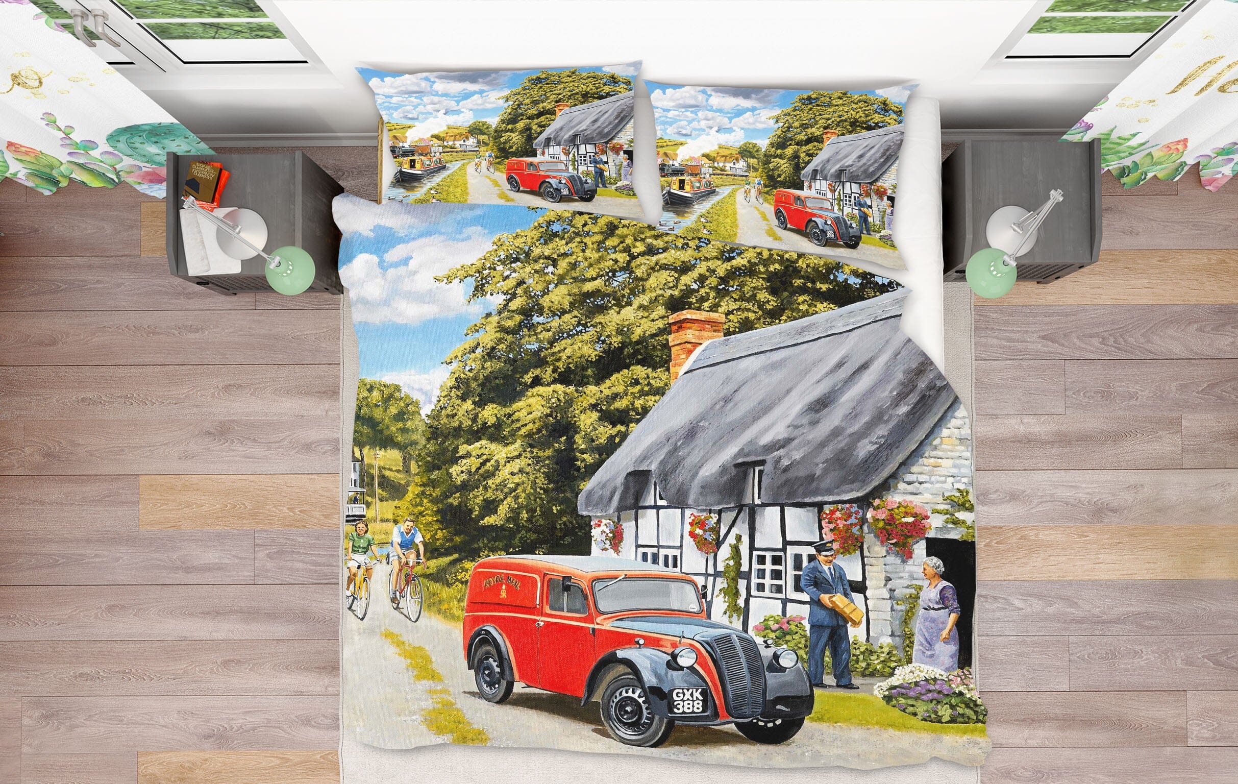 3D Parcel For Canal Cottage 2044 Trevor Mitchell bedding Bed Pillowcases Quilt Quiet Covers AJ Creativity Home 