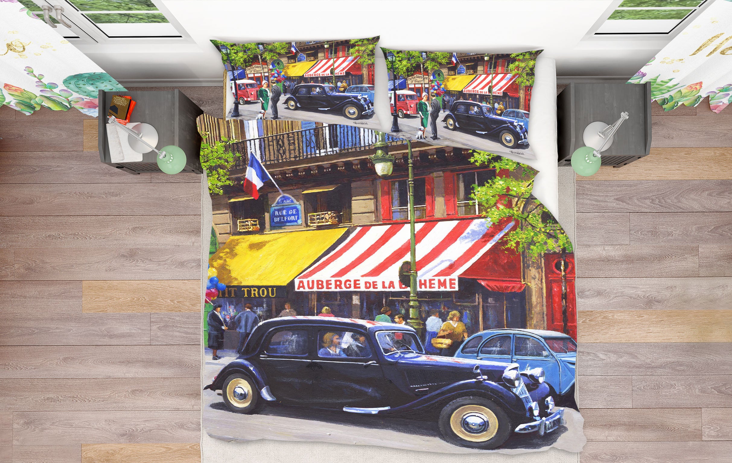 3D Street Car 12520 Kevin Walsh Bedding Bed Pillowcases Quilt