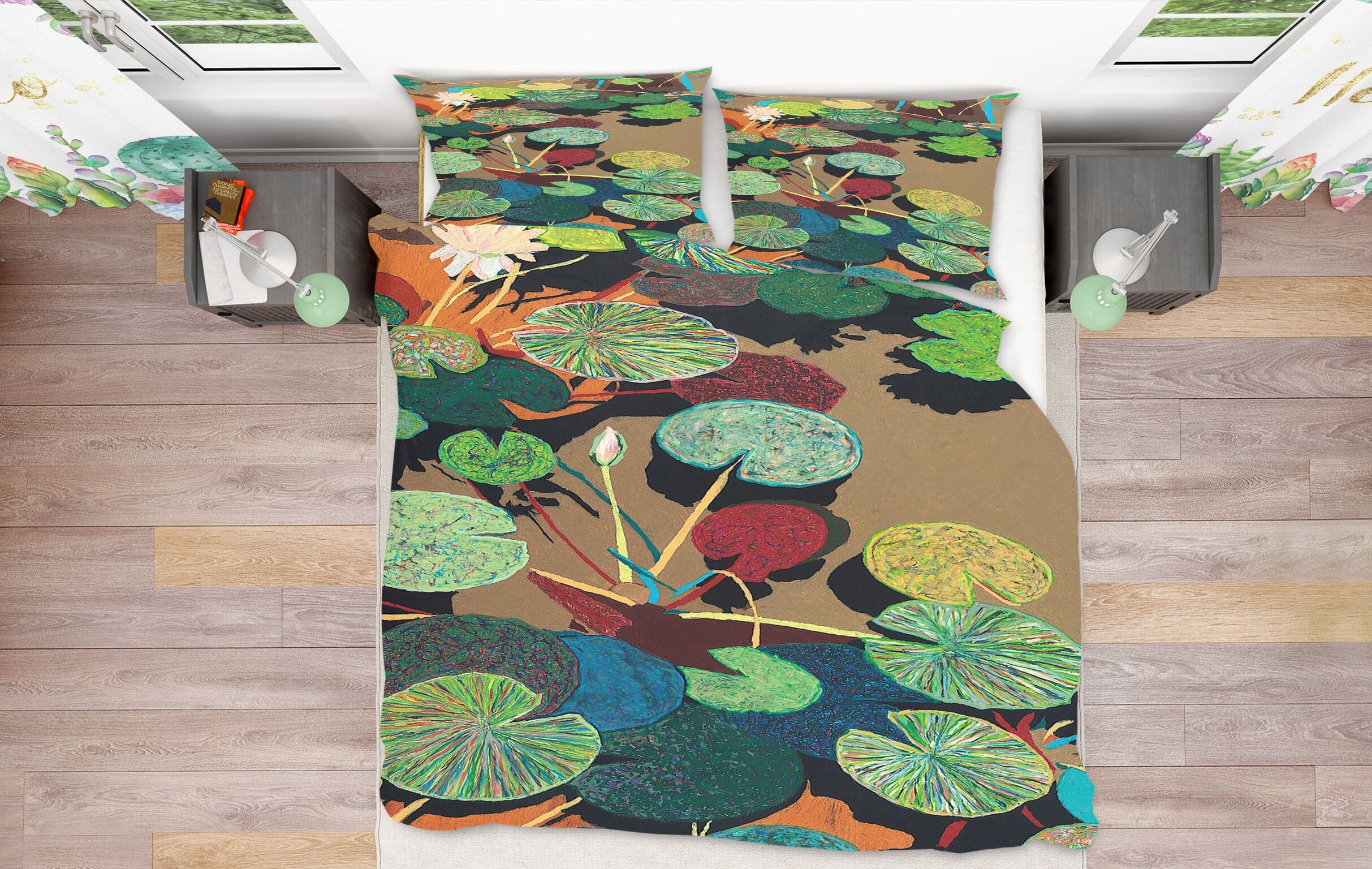 3D Catfish Corner 1158 Allan P. Friedlander Bedding Bed Pillowcases Quilt Quiet Covers AJ Creativity Home 