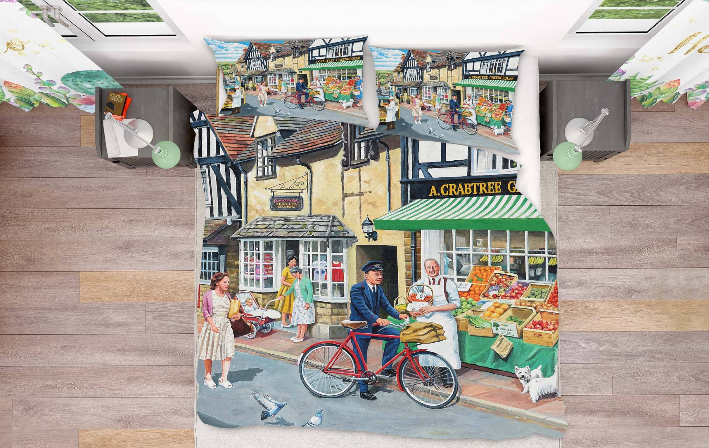 3D Letters For The Greengrocer 2035 Trevor Mitchell bedding Bed Pillowcases Quilt Quiet Covers AJ Creativity Home 