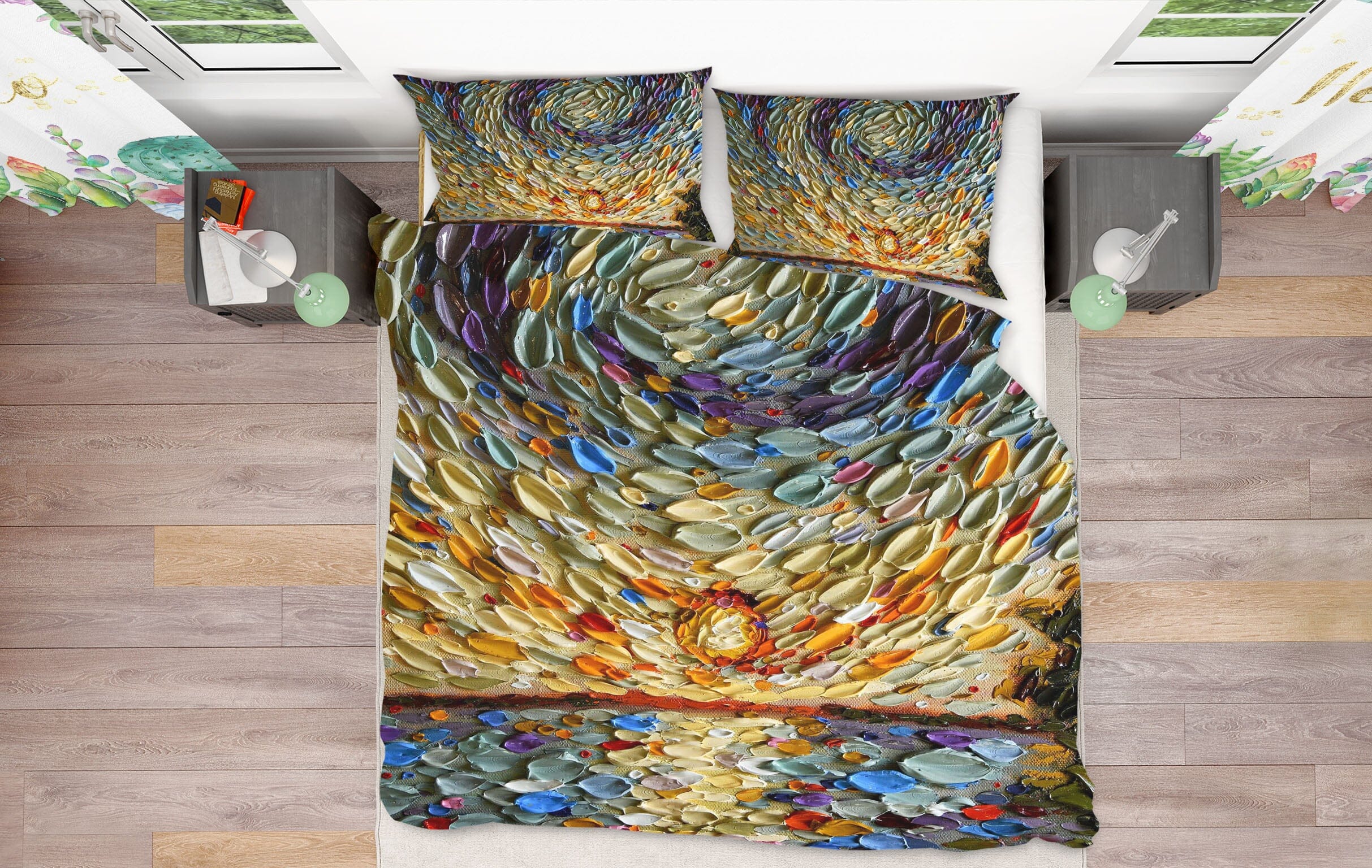 3D Sunset Sea 2115 Dena Tollefson bedding Bed Pillowcases Quilt Quiet Covers AJ Creativity Home 