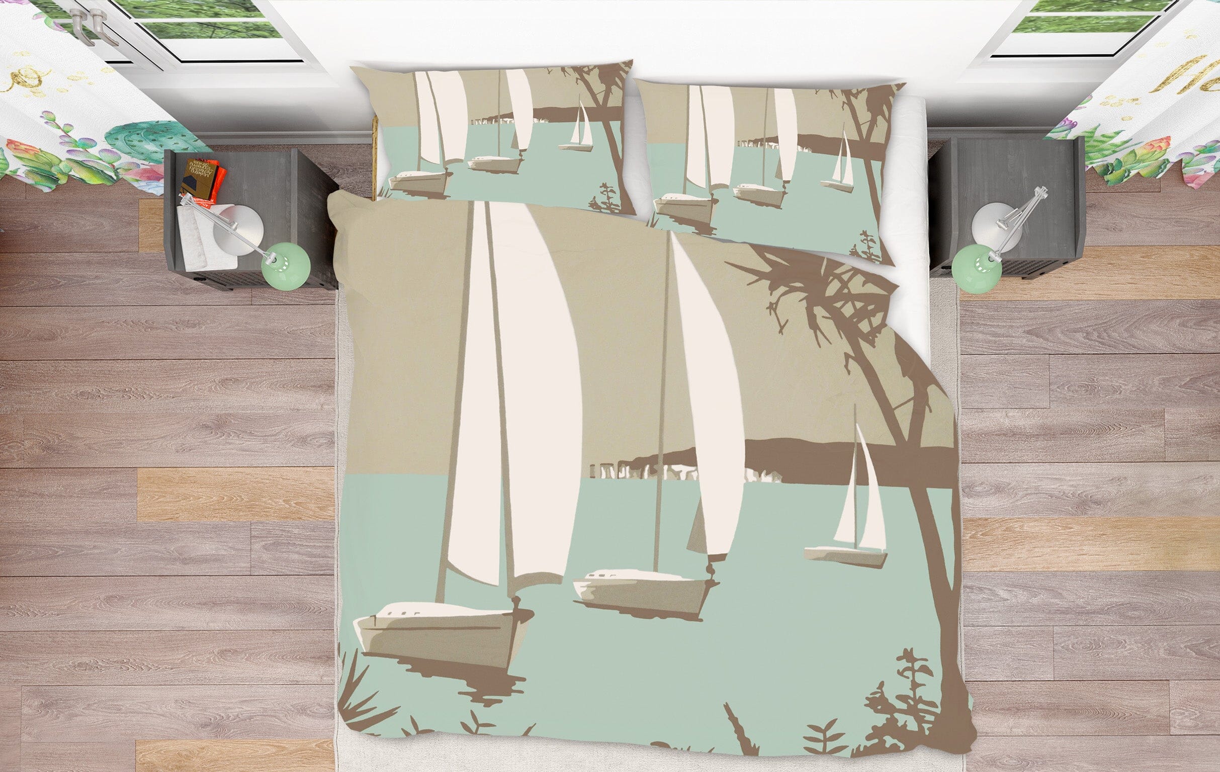 3D Poole The Purbecks 2042 Steve Read Bedding Bed Pillowcases Quilt Quiet Covers AJ Creativity Home 