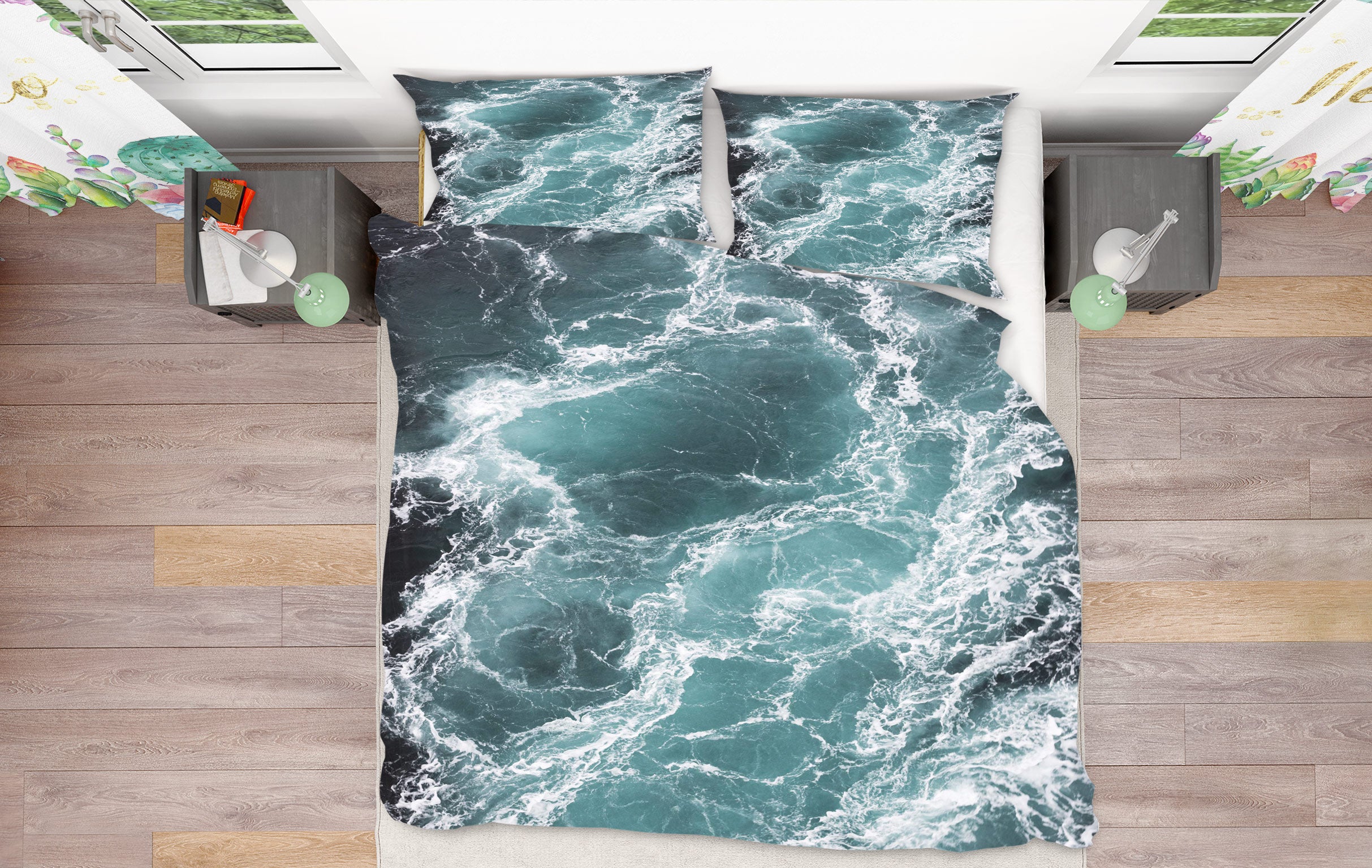3D Sea Surface 15102 Bed Pillowcases Quilt