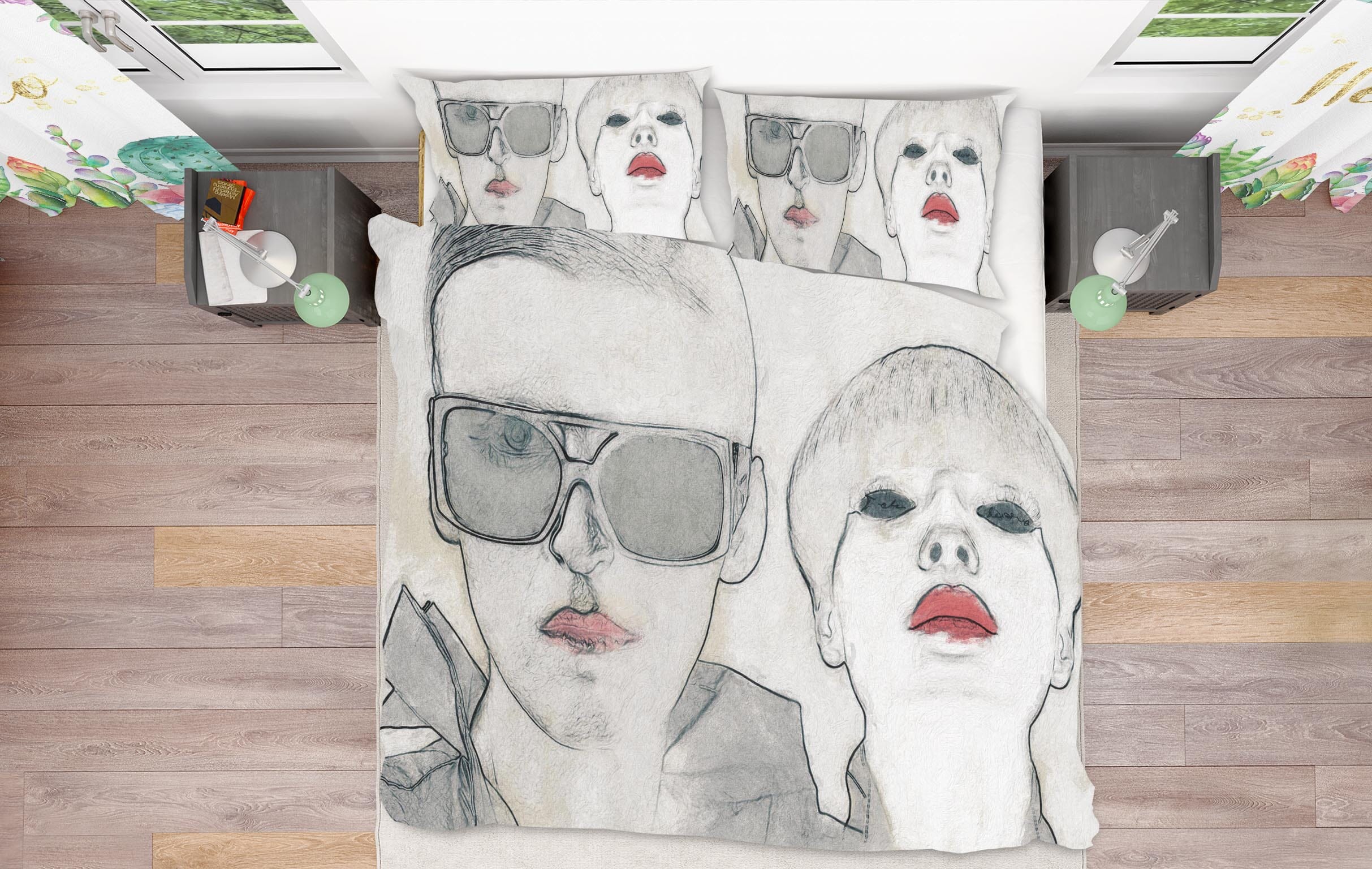 3D Fashion Elite 2008 Marco Cavazzana Bedding Bed Pillowcases Quilt Quiet Covers AJ Creativity Home 