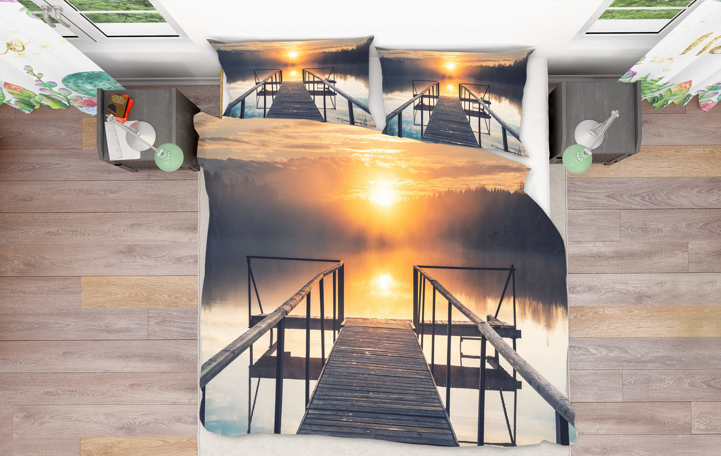 3D Corridor 59098 Bed Pillowcases Quilt