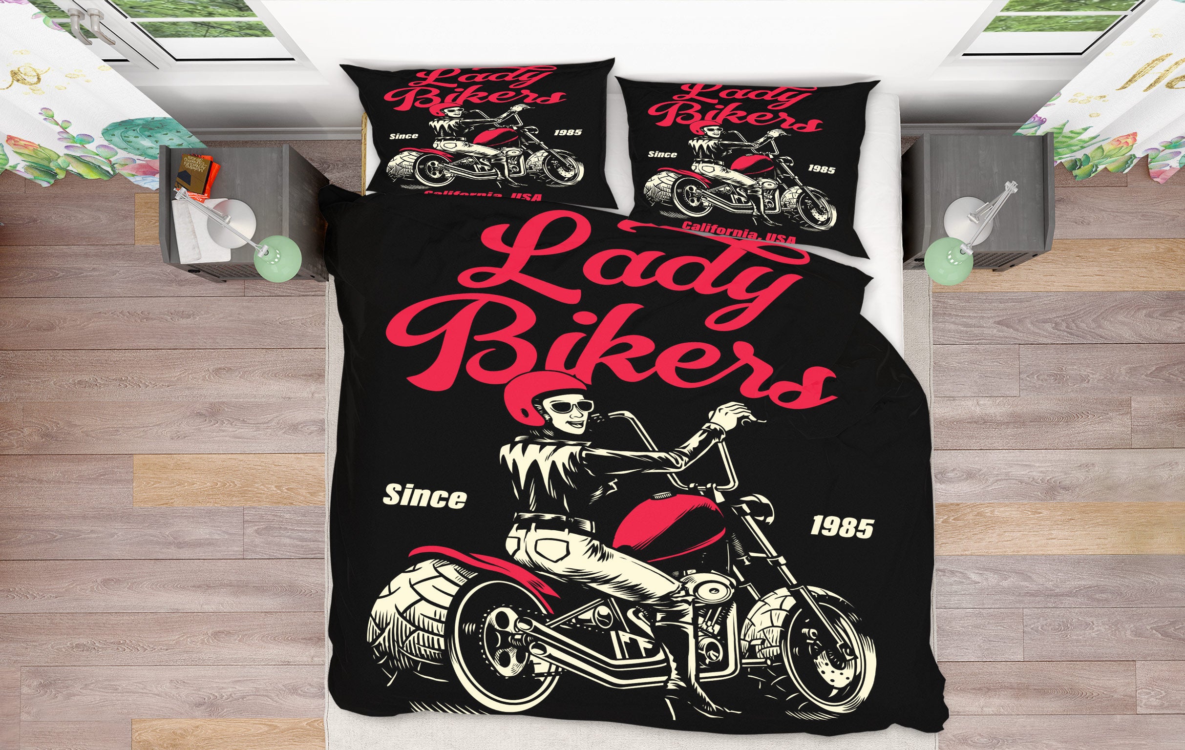 3D Motorcycle 60018 Bed Pillowcases Quilt