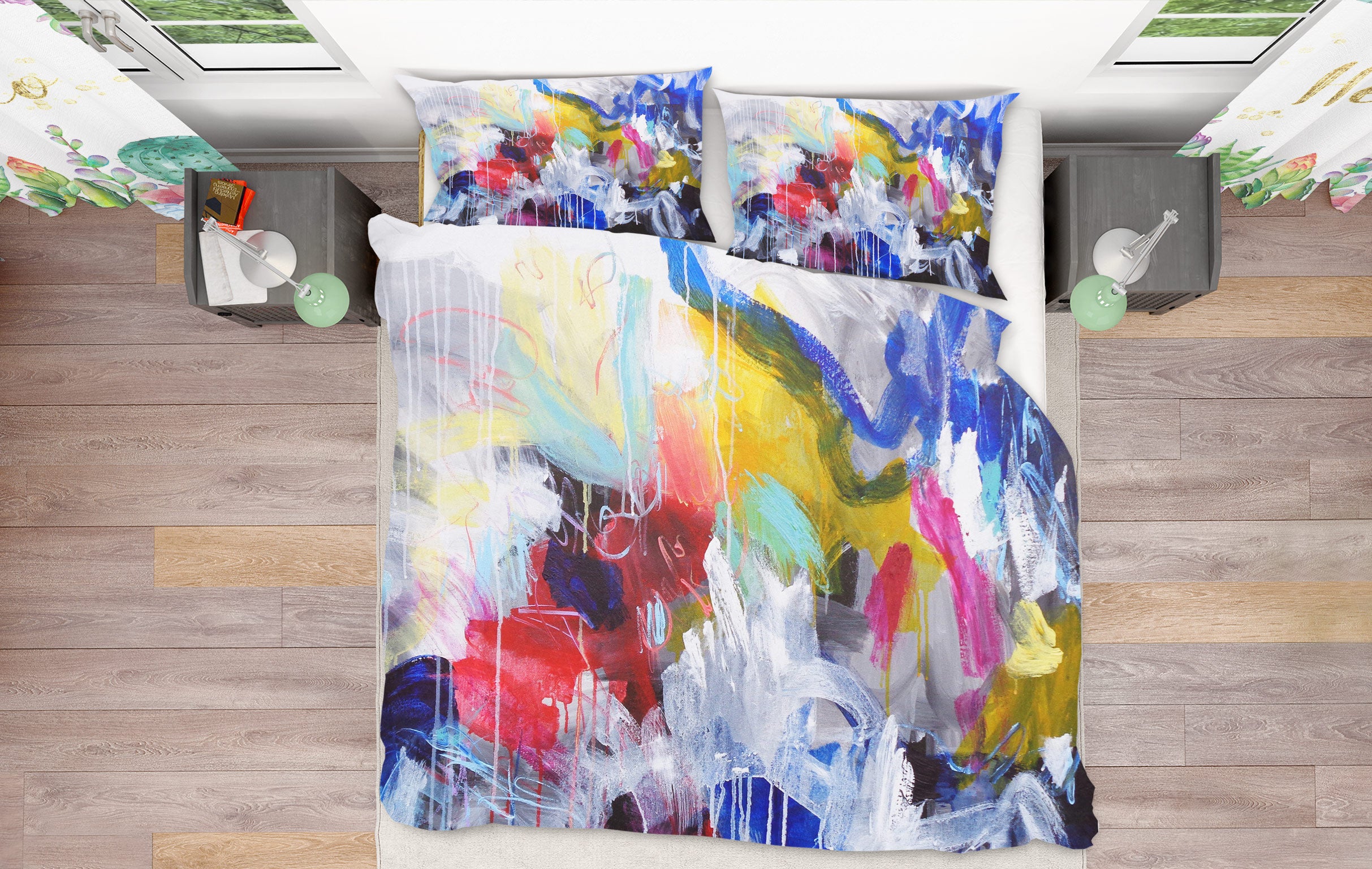 3D Color Watercolor 1227 Misako Chida Bedding Bed Pillowcases Quilt Cover Duvet Cover