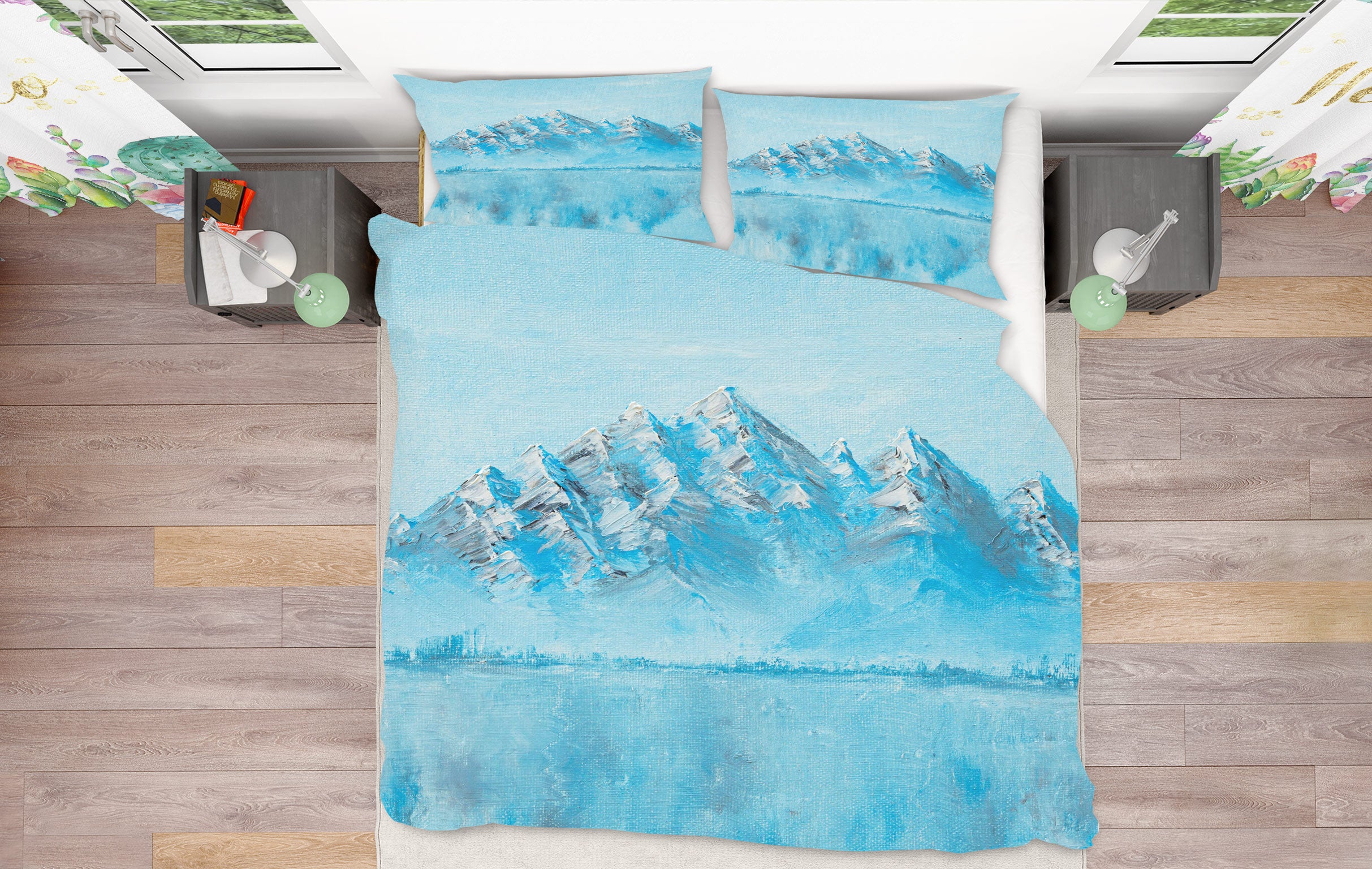 3D Glacier 1757 Marina Zotova Bedding Bed Pillowcases Quilt