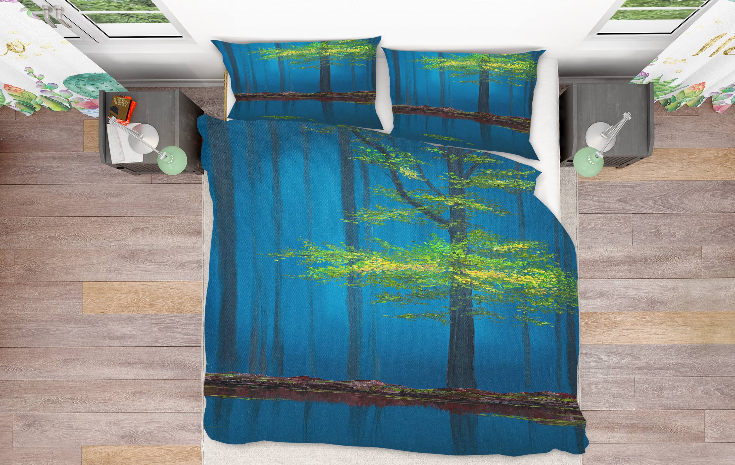 3D Tree 1758 Marina Zotova Bedding Bed Pillowcases Quilt