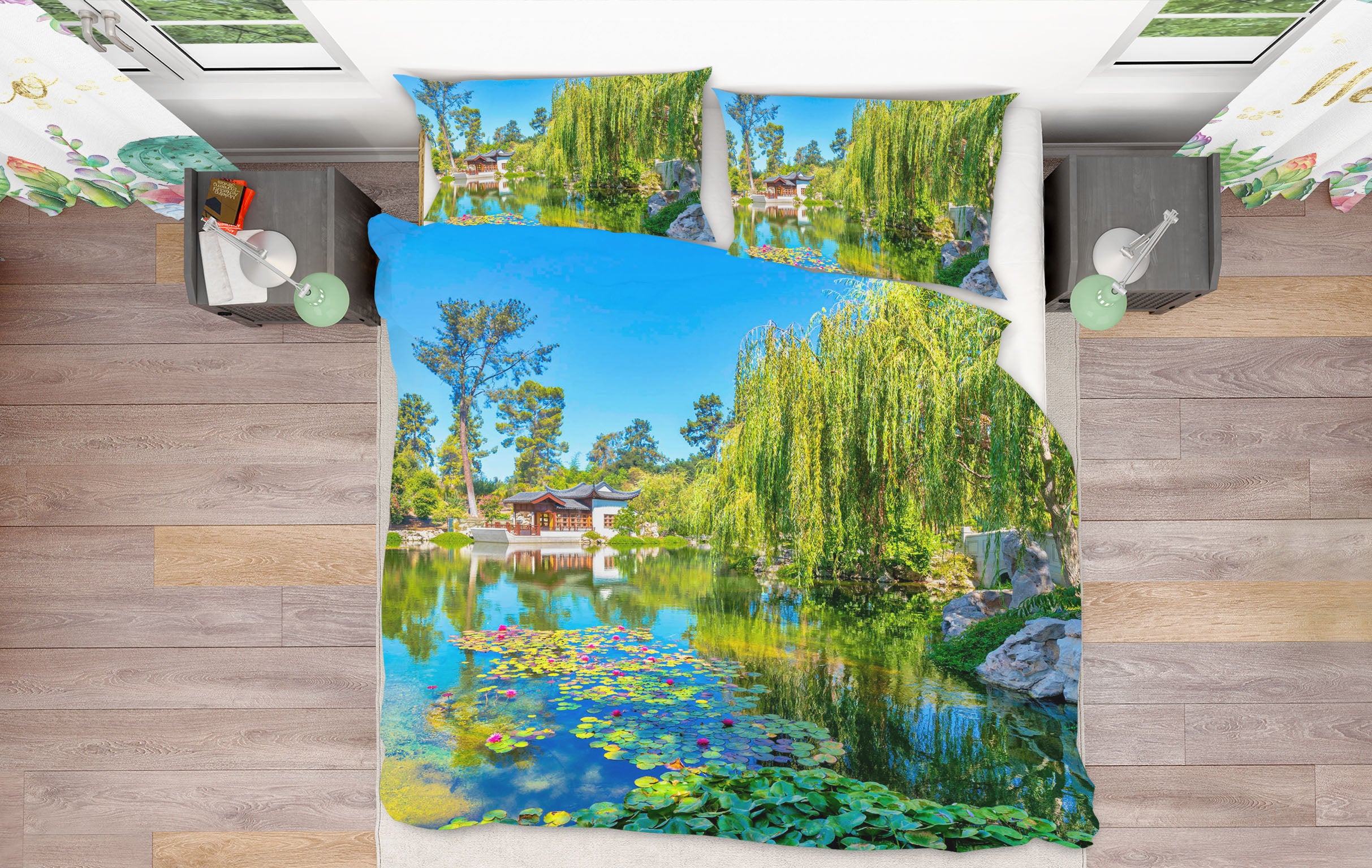 3D Huntington Garden 033 Marco Carmassi Bedding Bed Pillowcases Quilt