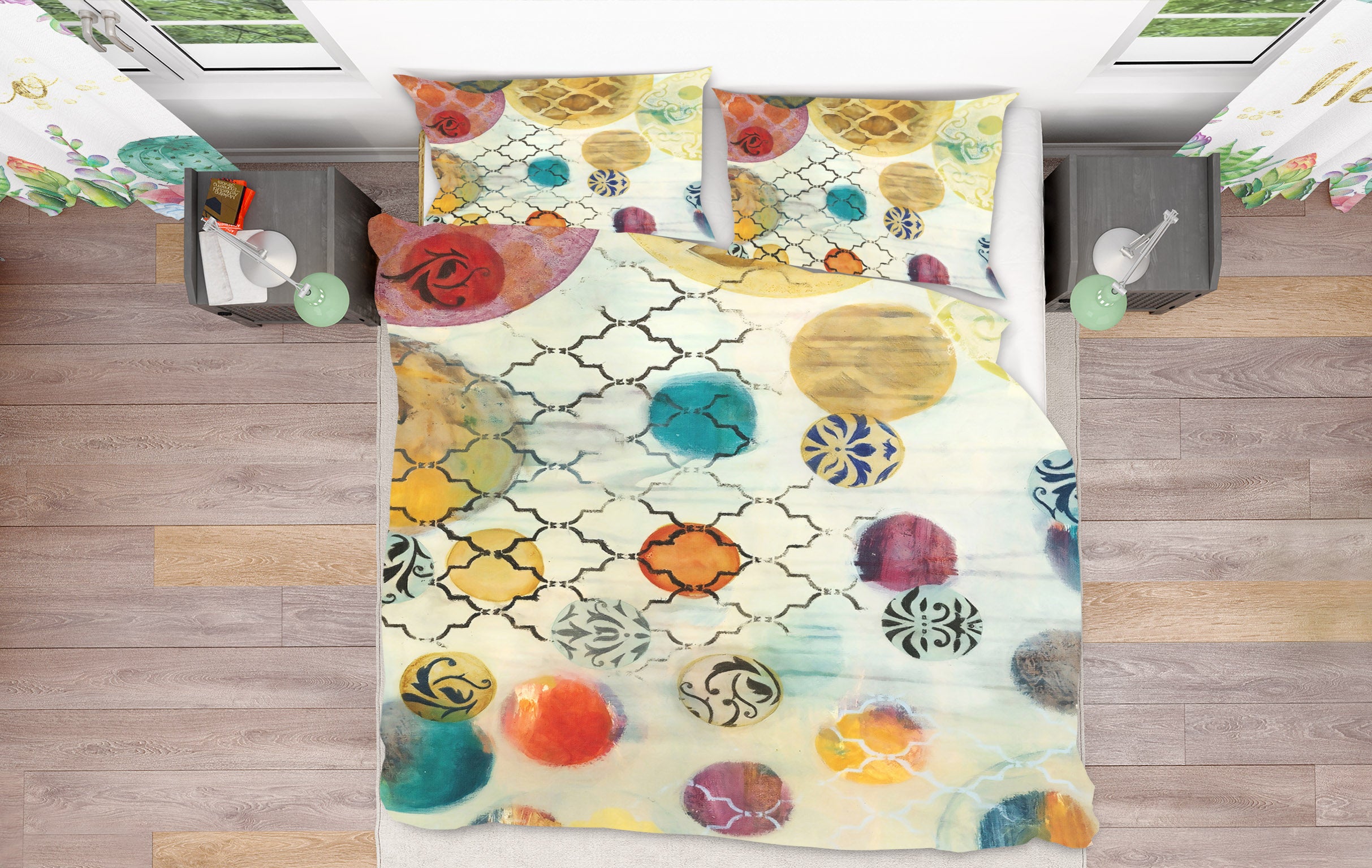 3D Colorful Ball 12163 Bed Pillowcases Quilt