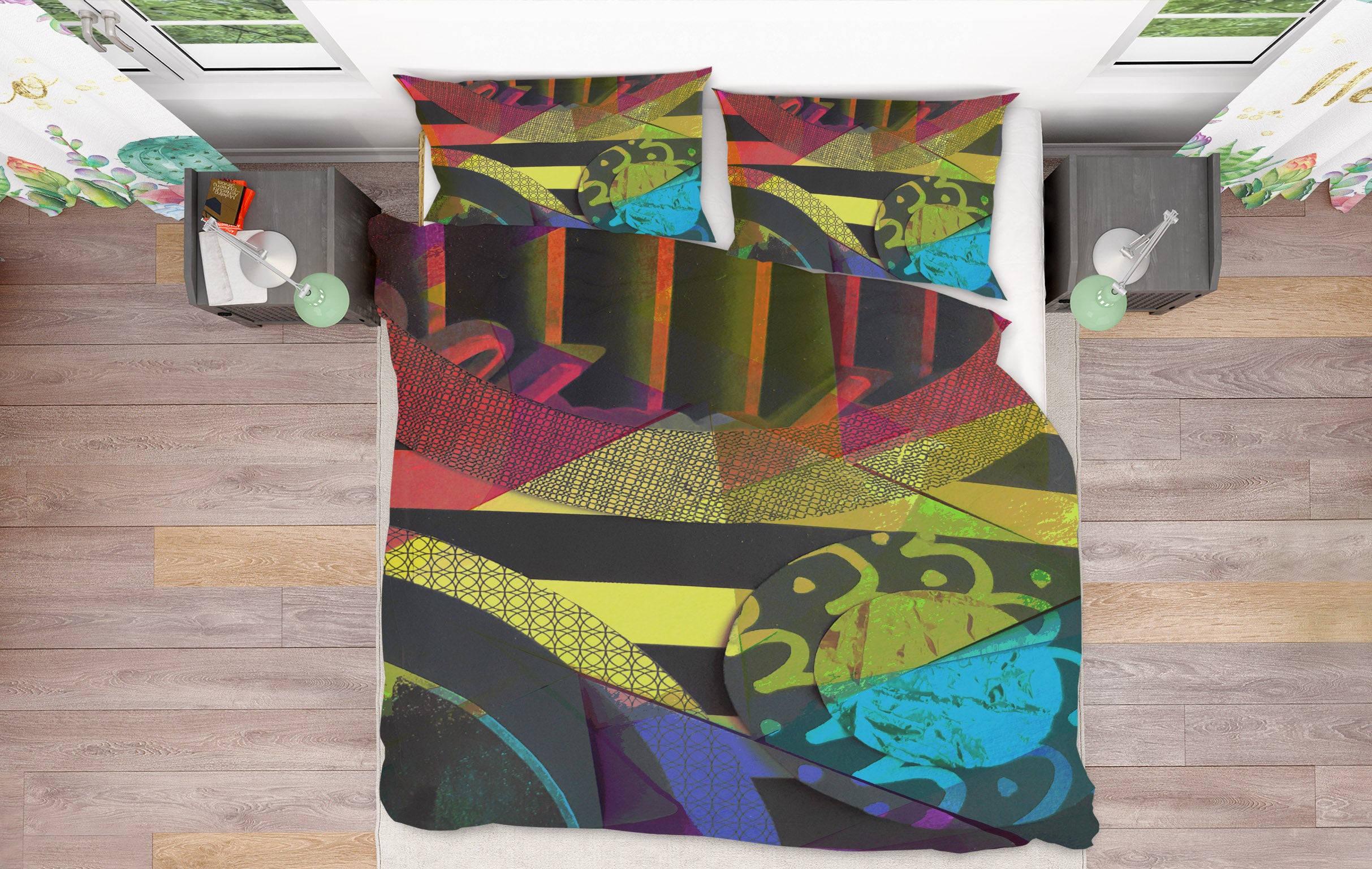 3D Colorful Texture 19145 Shandra Smith Bedding Bed Pillowcases Quilt