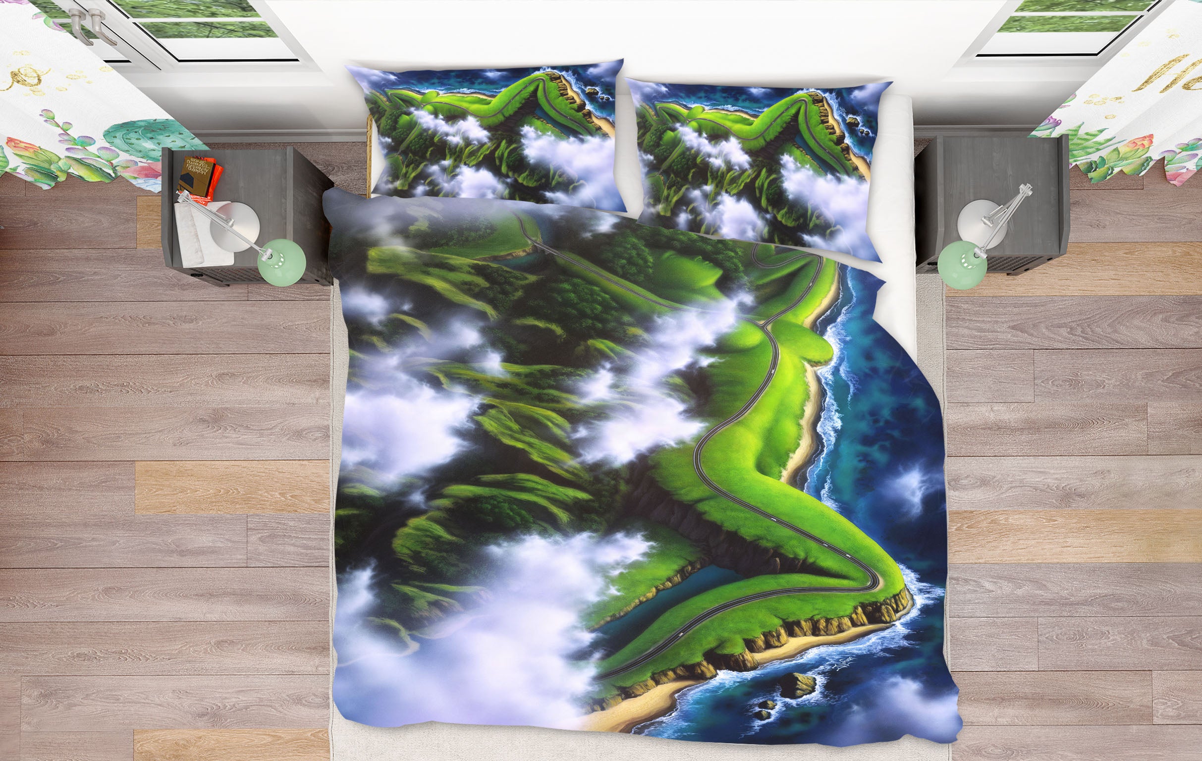 3D Oasis 86050 Jerry LoFaro bedding Bed Pillowcases Quilt