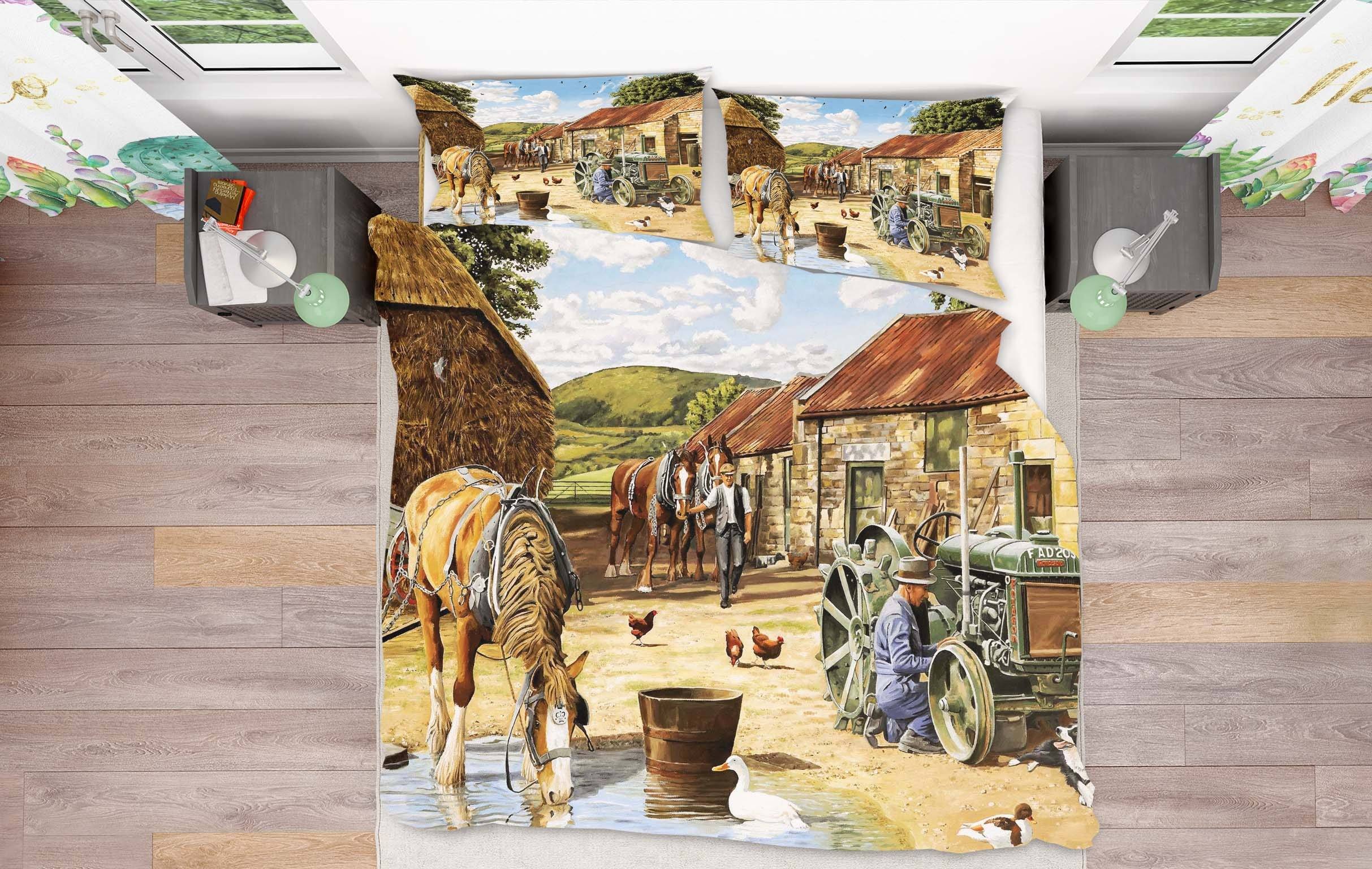 3D Back From The Fields 2006 Trevor Mitchell bedding Bed Pillowcases Quilt Quiet Covers AJ Creativity Home 