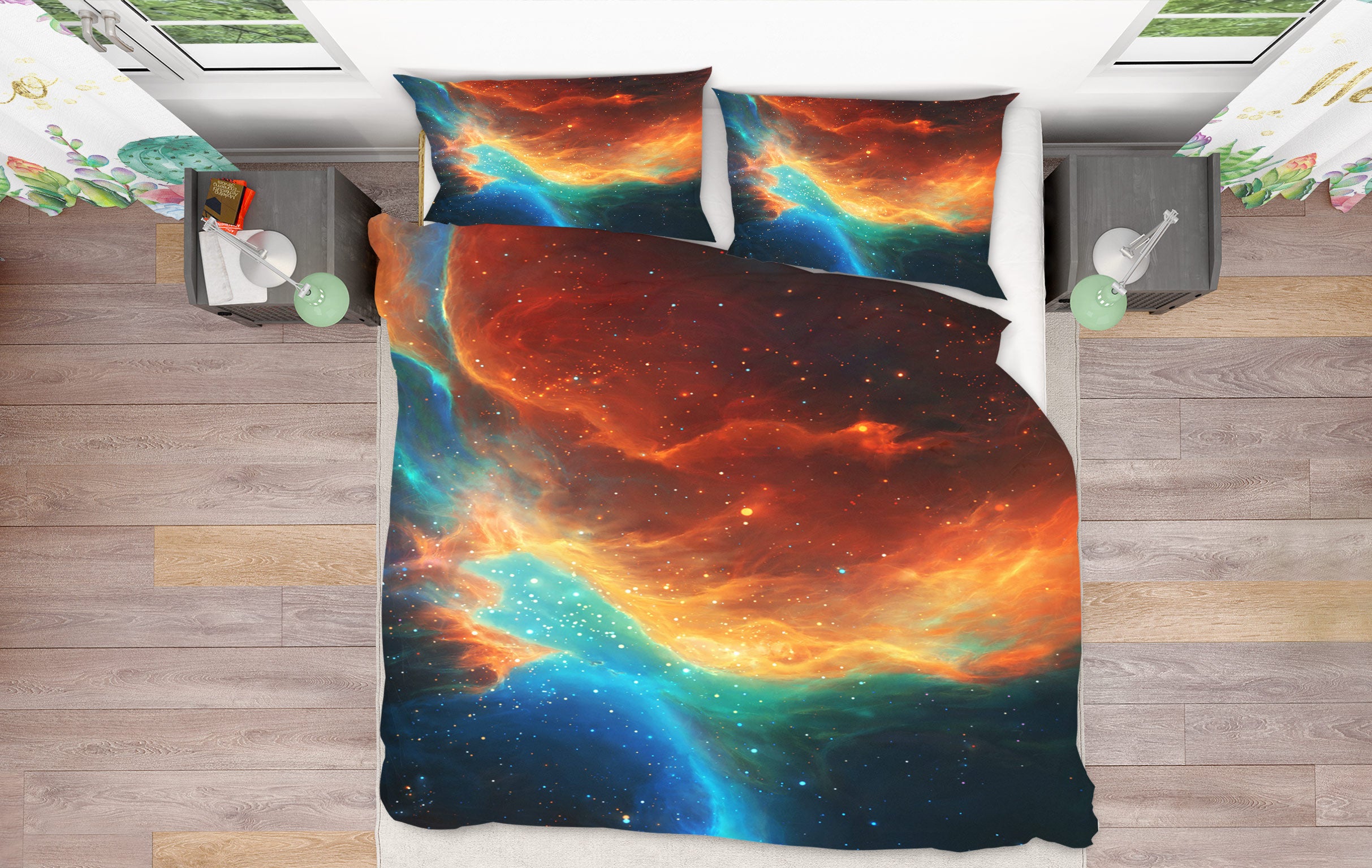 3D Starry Planet 16151 Bed Pillowcases Quilt