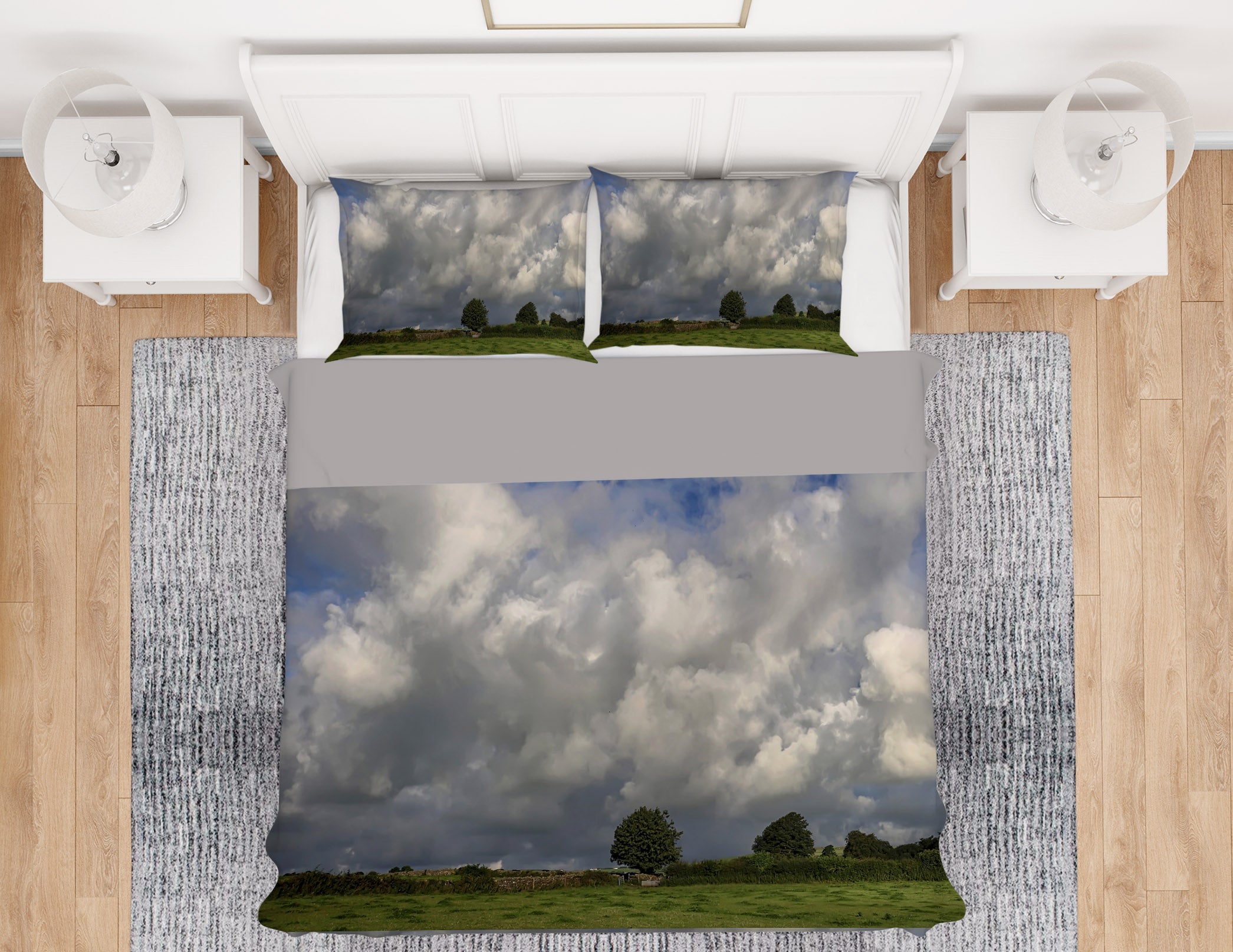 3D Partly Cloudy 1007 Jerry LoFaro bedding Bed Pillowcases Quilt