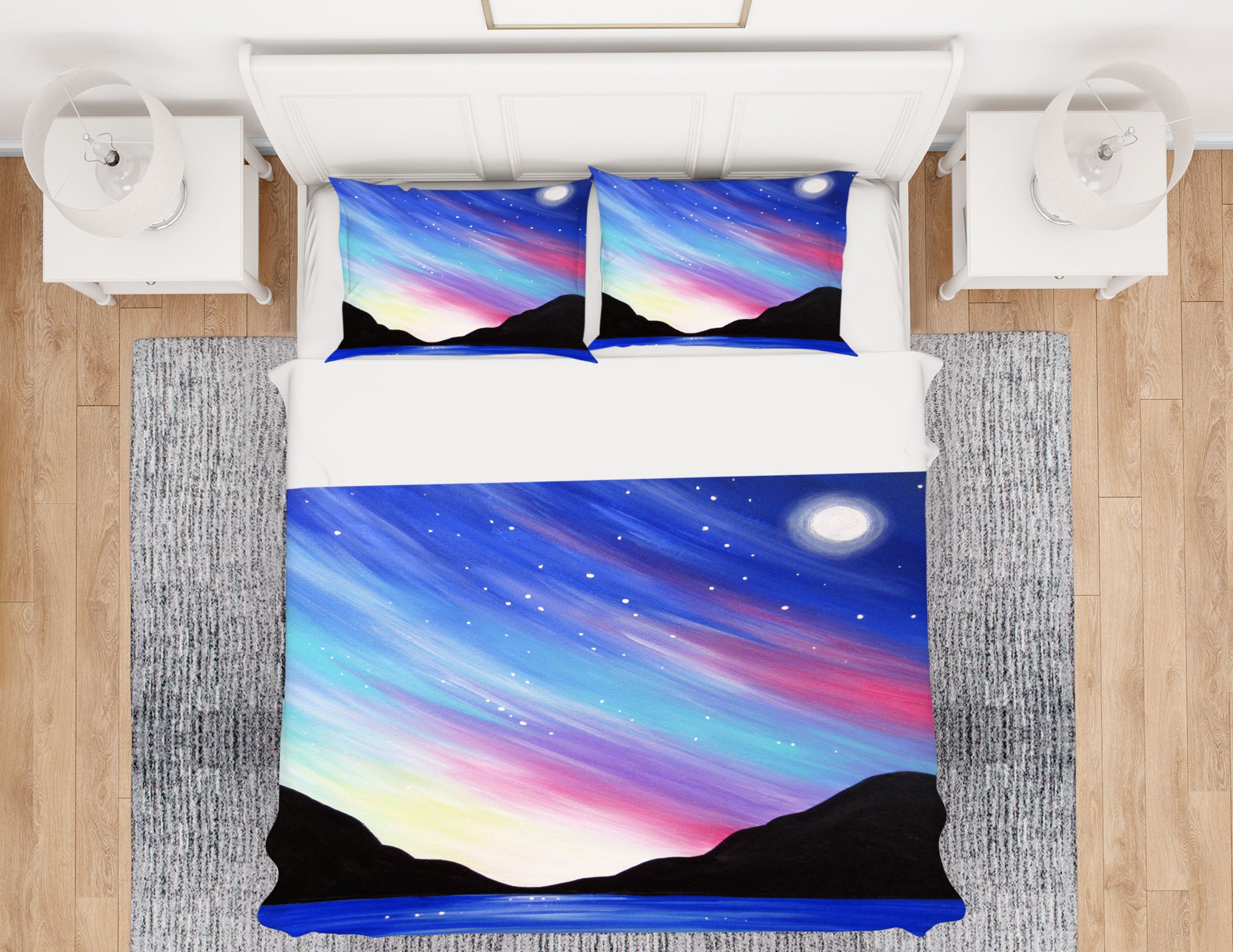 3D Starry Sky 12151 Bed Pillowcases Quilt
