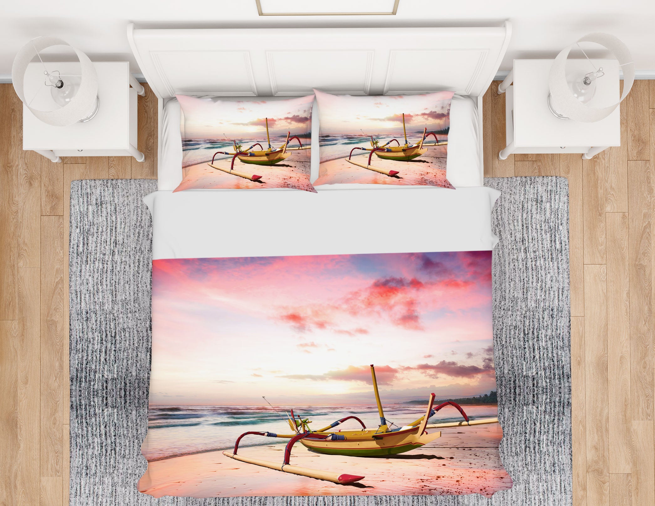 3D Indonesia Sunset 035 Marco Carmassi Bedding Bed Pillowcases Quilt