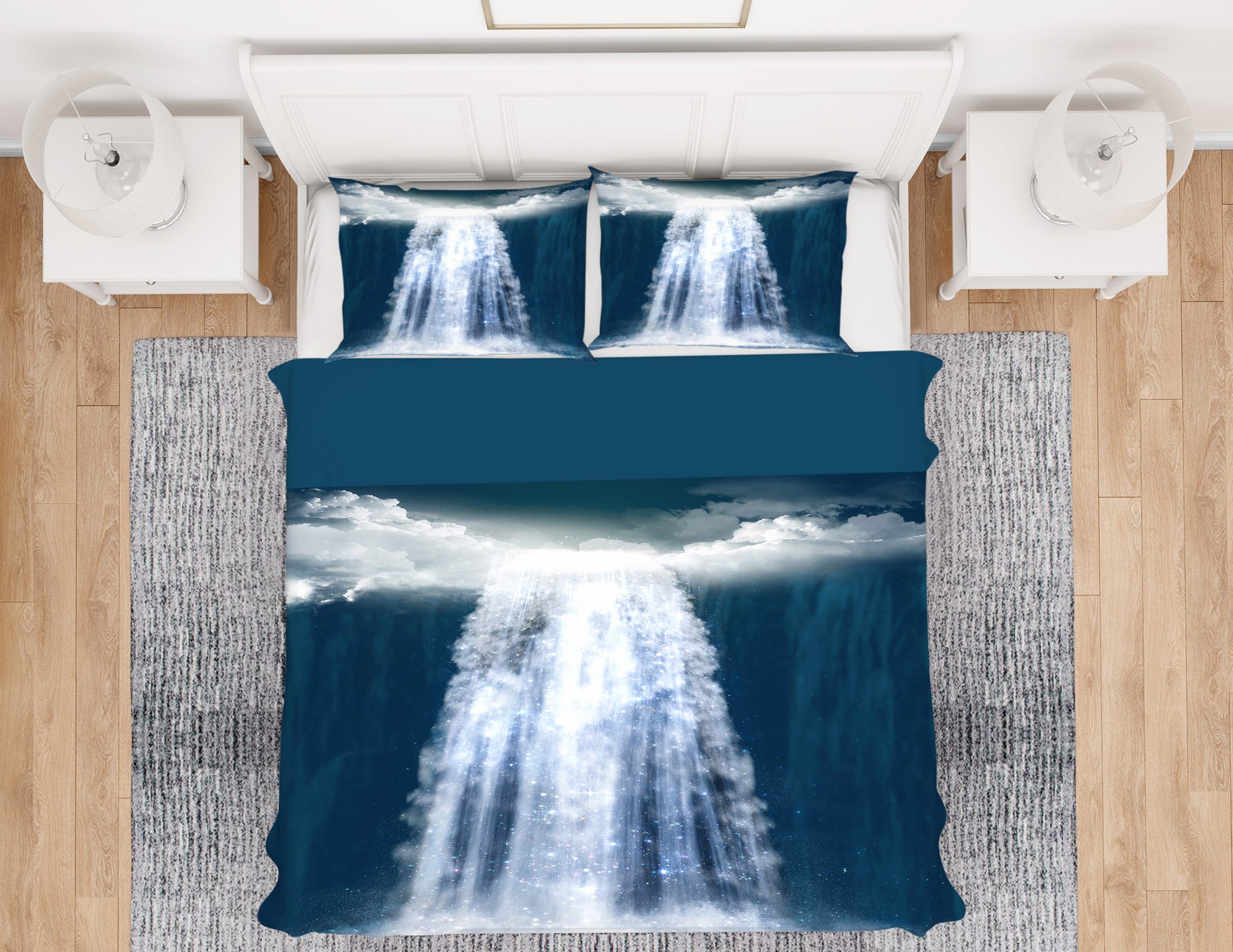 3D Great Falls 15148 Bed Pillowcases Quilt