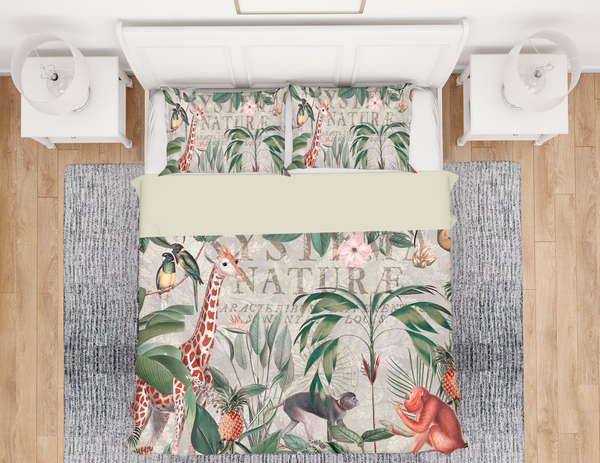 3D Animal Home 2137 Andrea haase Bedding Bed Pillowcases Quilt Quiet Covers AJ Creativity Home 