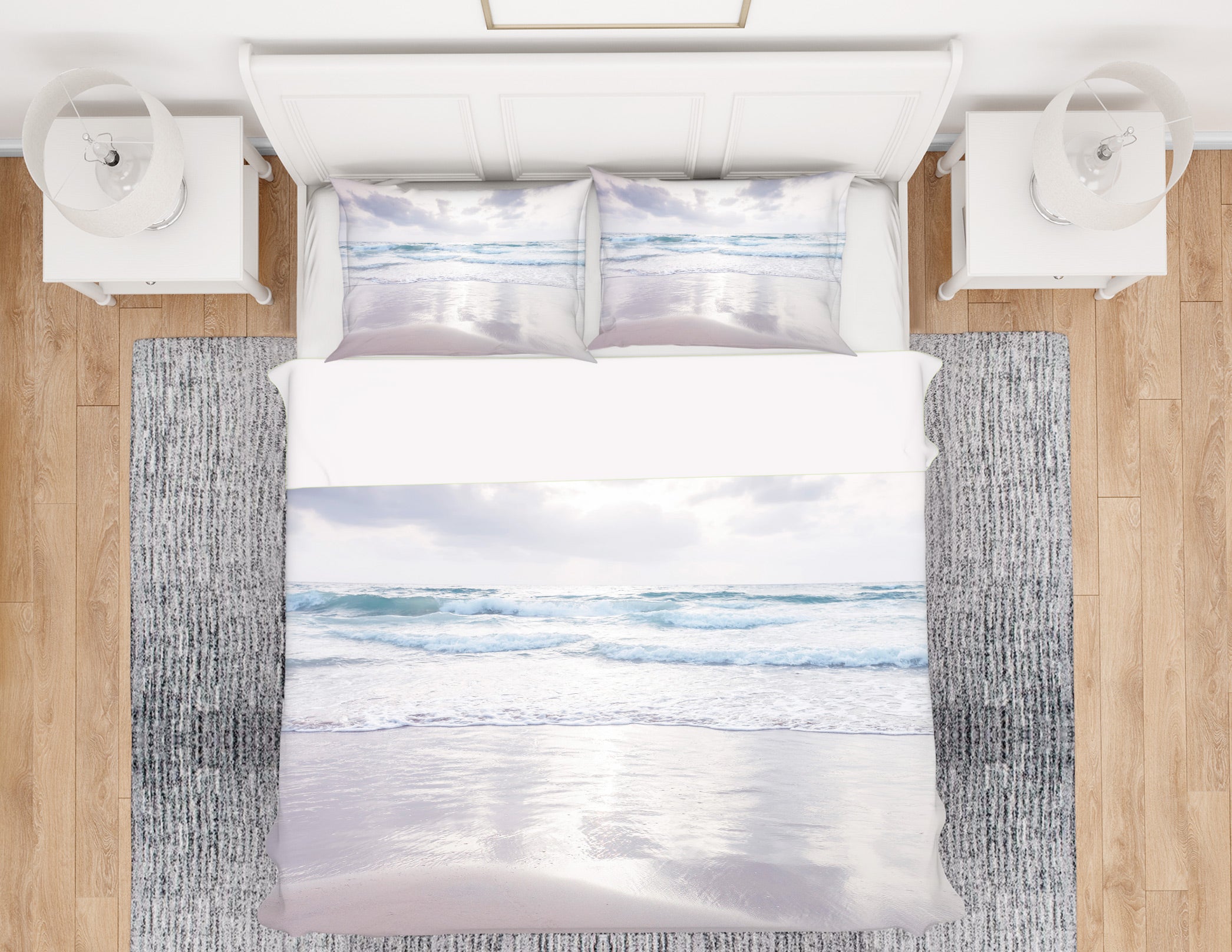 3D Beach Waves 6919 Assaf Frank Bedding Bed Pillowcases Quilt Cover Duvet Cover
