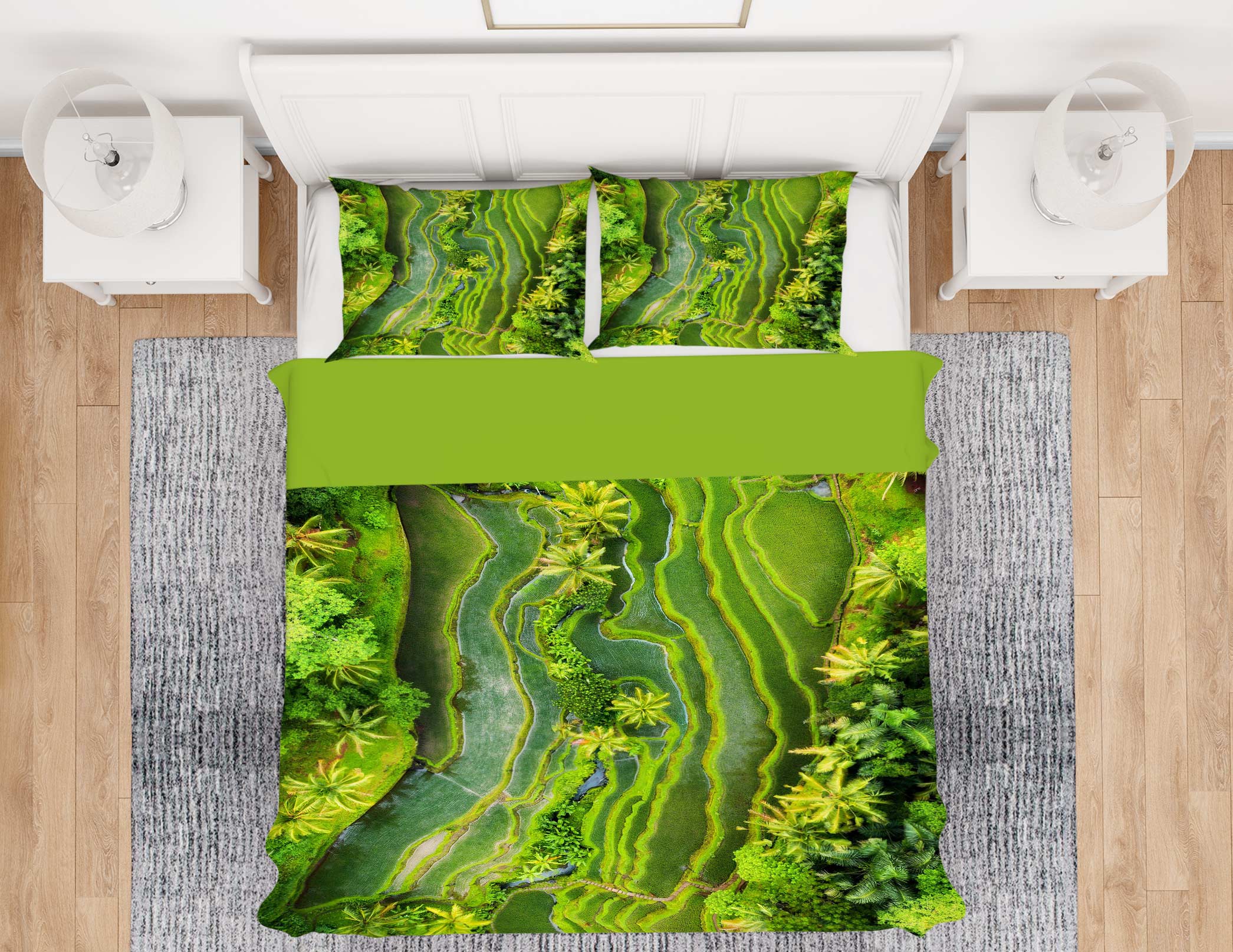 3D Green Earth 15171 Bed Pillowcases Quilt