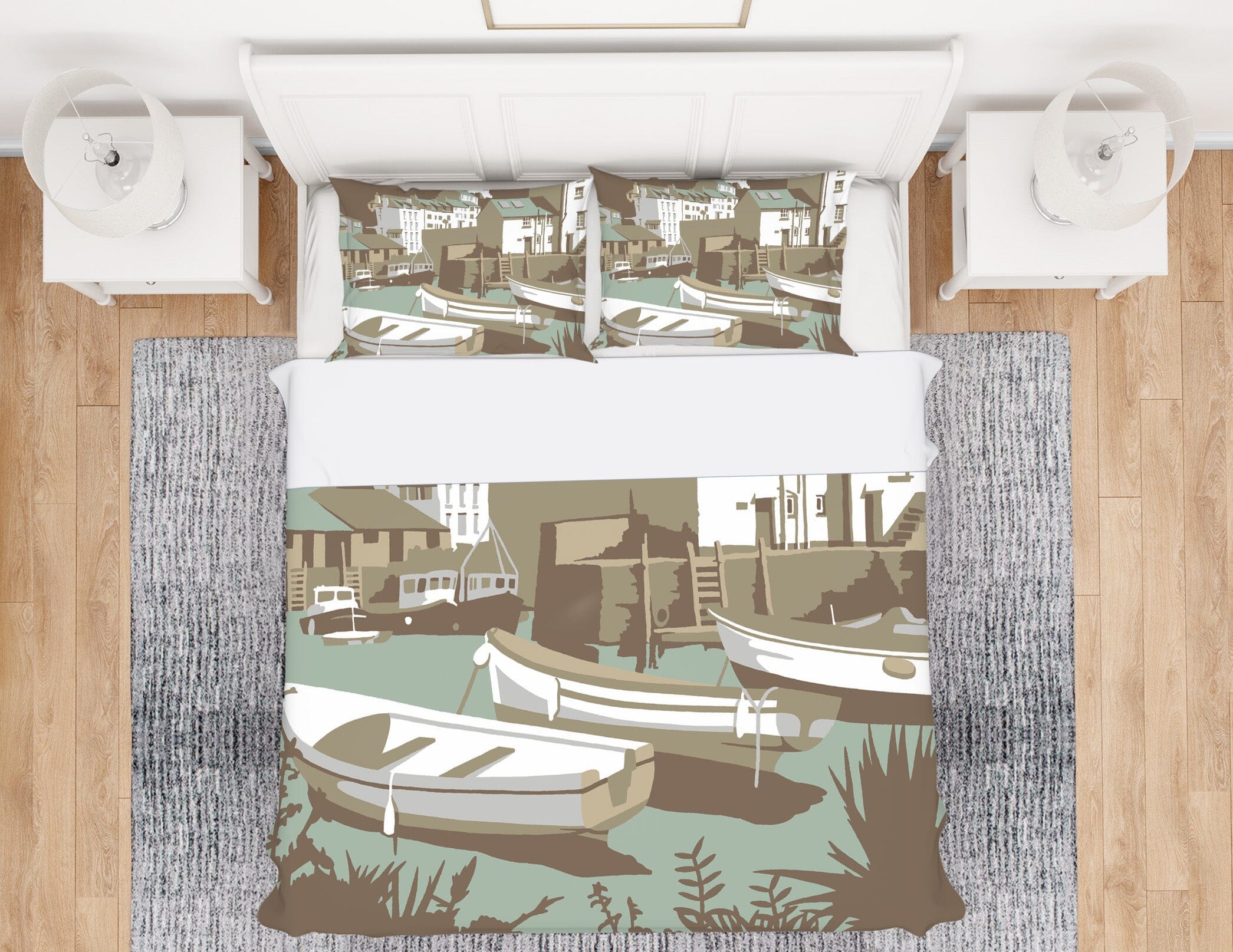 3D Polperro 2039 Steve Read Bedding Bed Pillowcases Quilt Quiet Covers AJ Creativity Home 