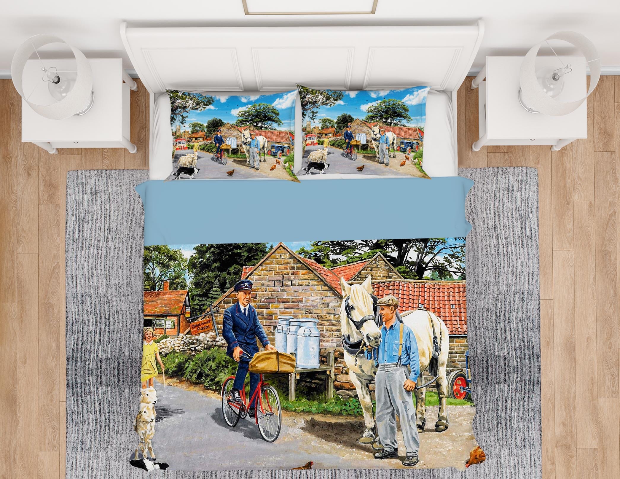 3D Post For The Farm 2047 Trevor Mitchell bedding Bed Pillowcases Quilt Quiet Covers AJ Creativity Home 