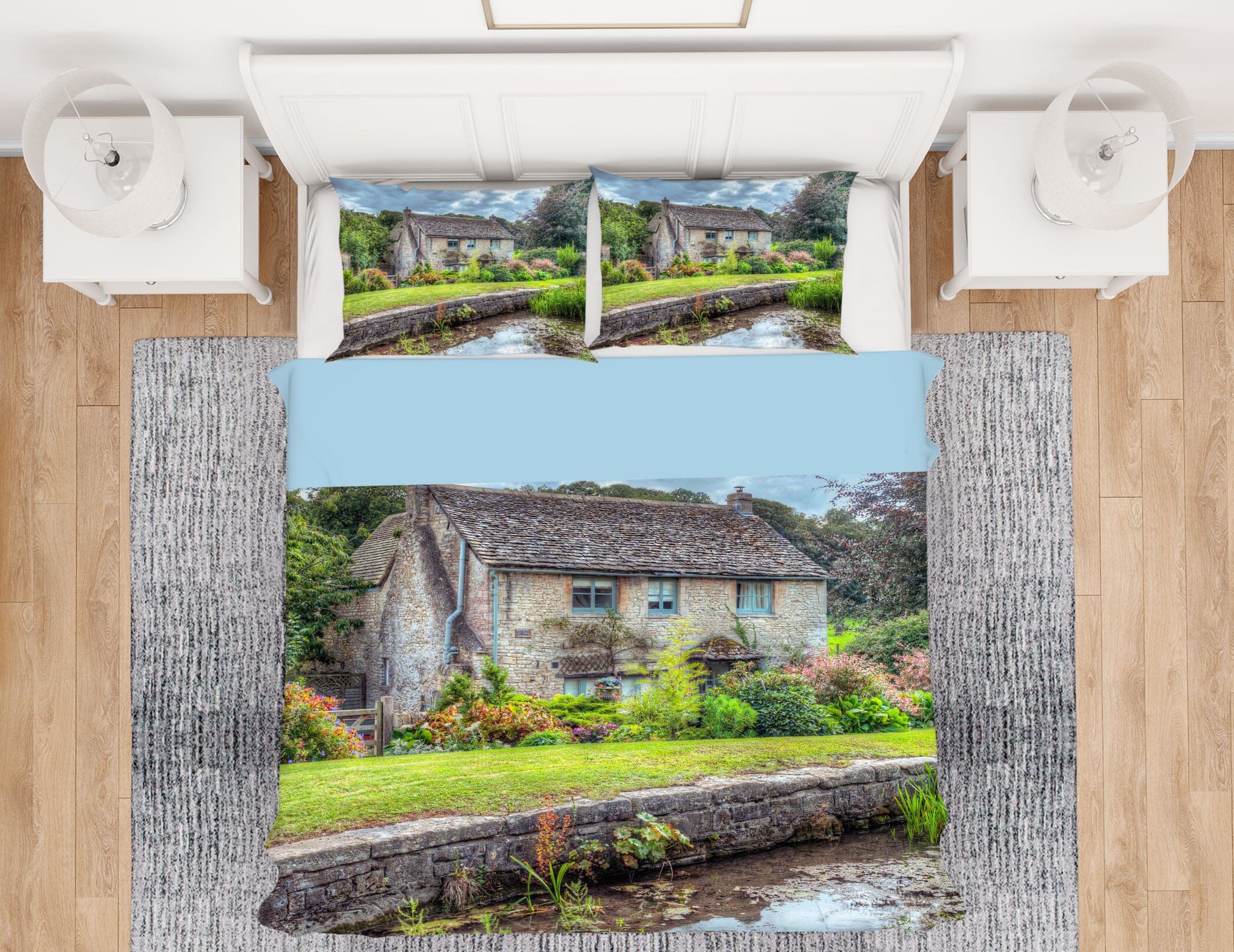 3D Country Manor 2010 Assaf Frank Bedding Bed Pillowcases Quilt Quiet Covers AJ Creativity Home 