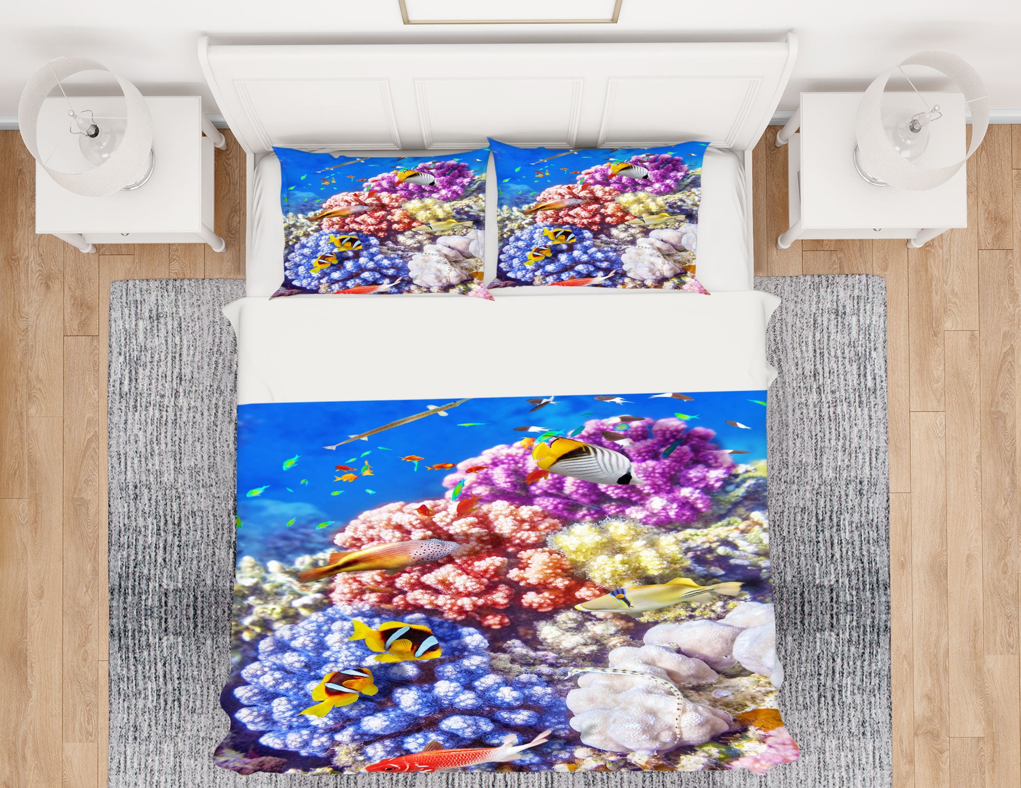 3D Sea Coral 15103 Bed Pillowcases Quilt