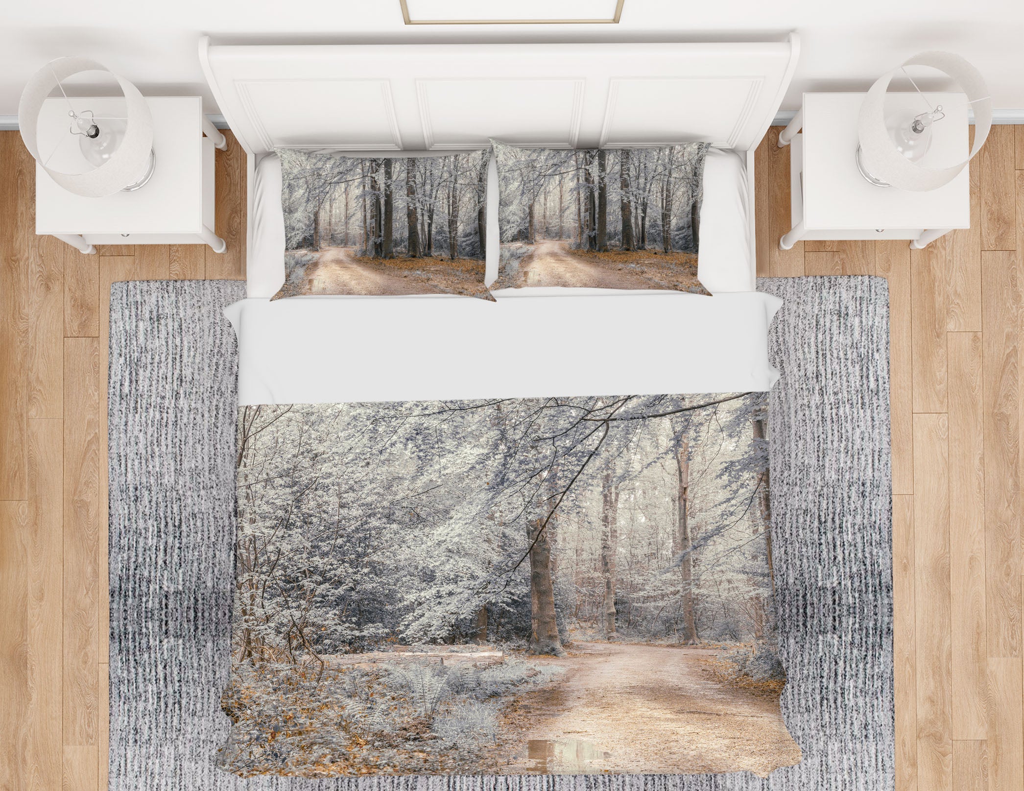 3D Forest Path 7193 Assaf Frank Bedding Bed Pillowcases Quilt Cover Duvet Cover