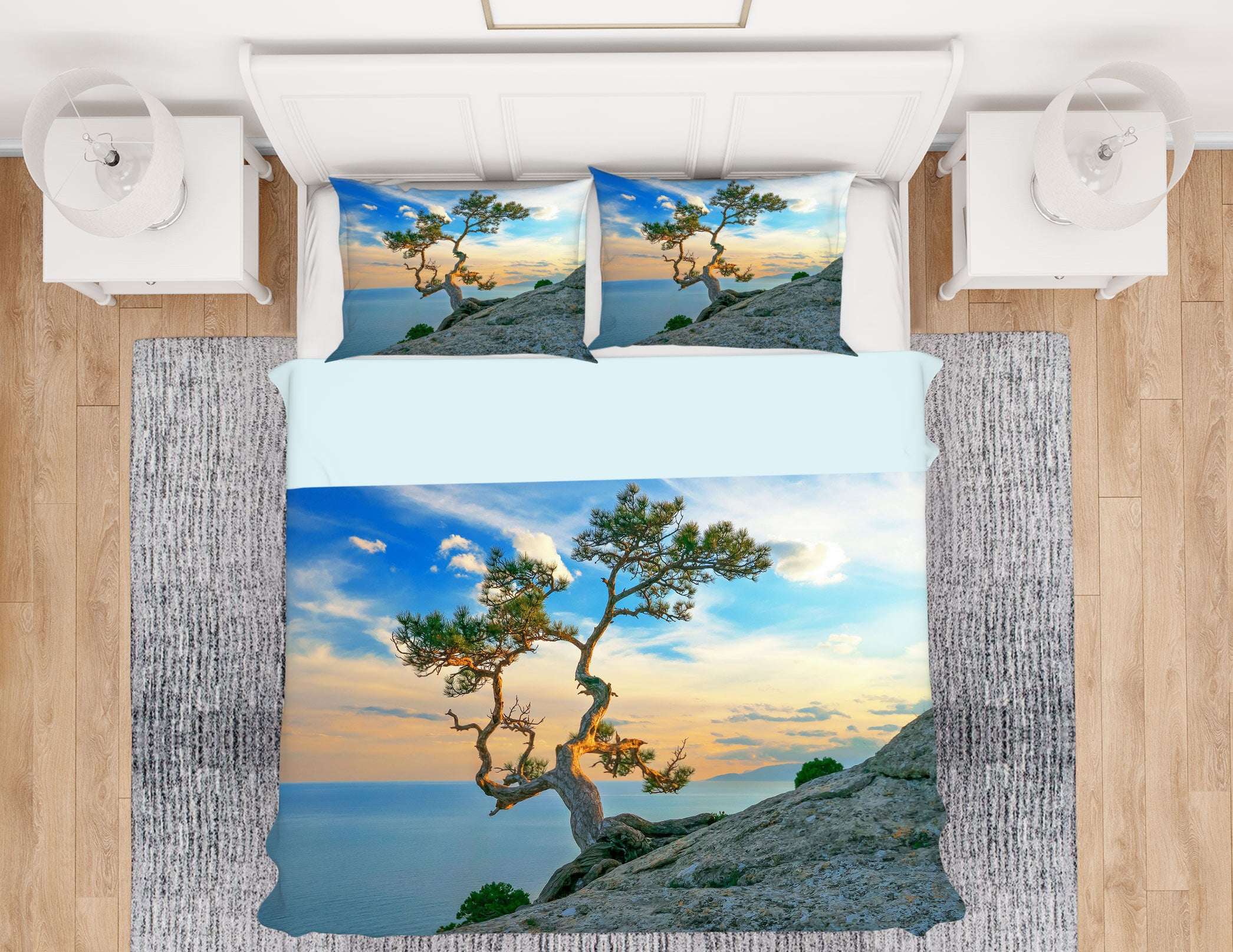 3D Tree 59136 Bed Pillowcases Quilt