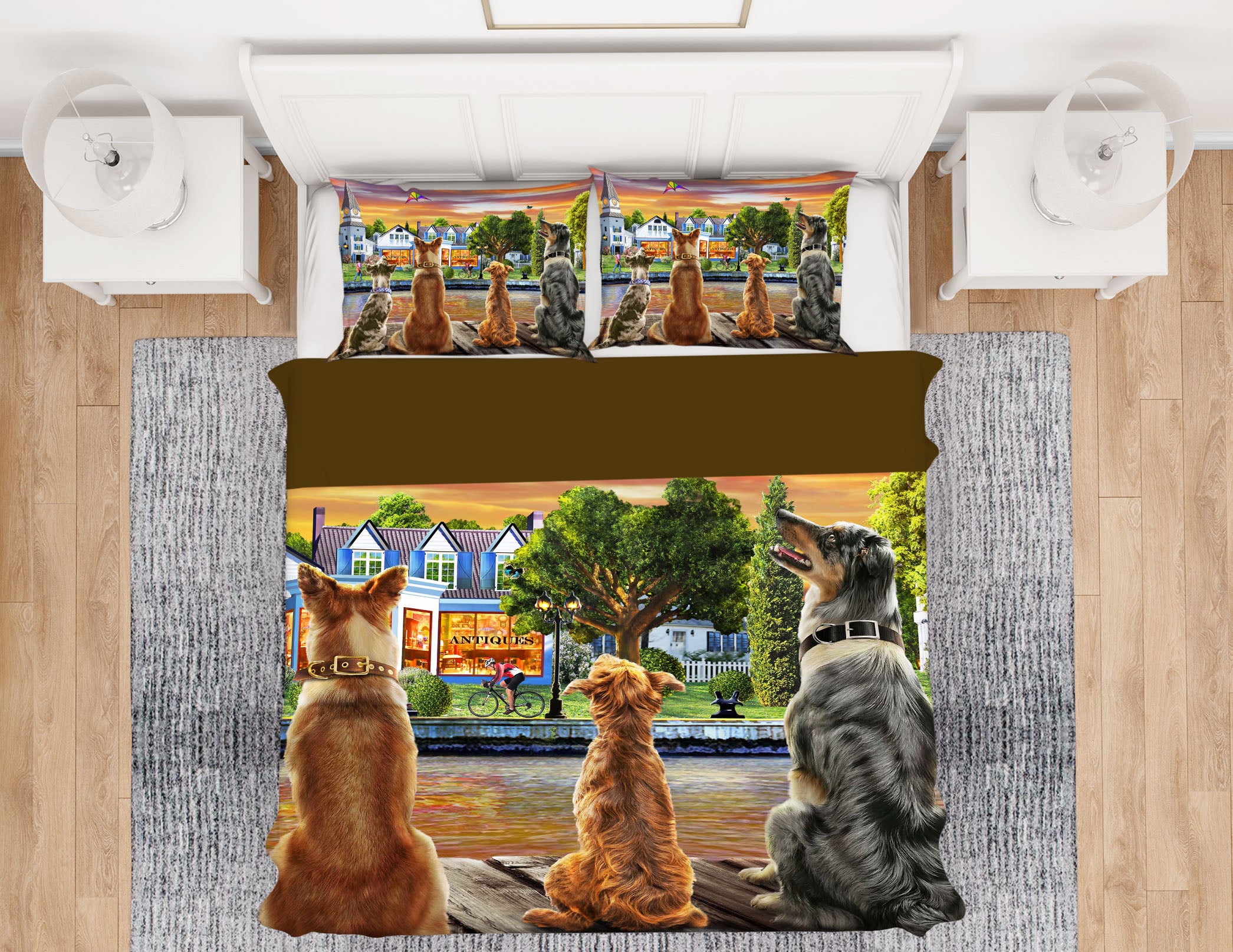 3D Dog Guard 2048 Adrian Chesterman Bedding Bed Pillowcases Quilt