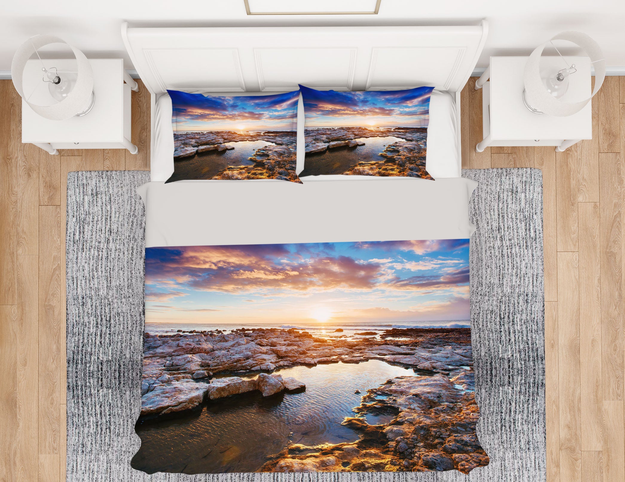 3D Waterside 61028 Bed Pillowcases Quilt