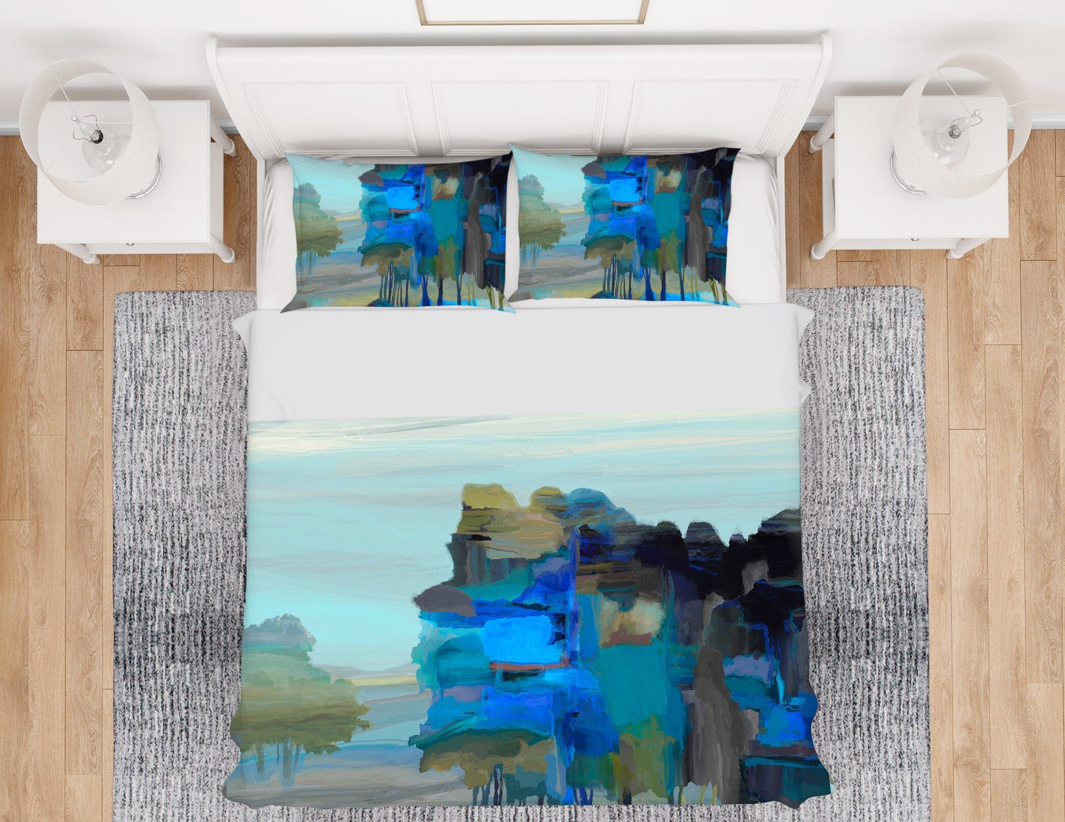 3D Mountain River 2127 Michael Tienhaara Bedding Bed Pillowcases Quilt Quiet Covers AJ Creativity Home 