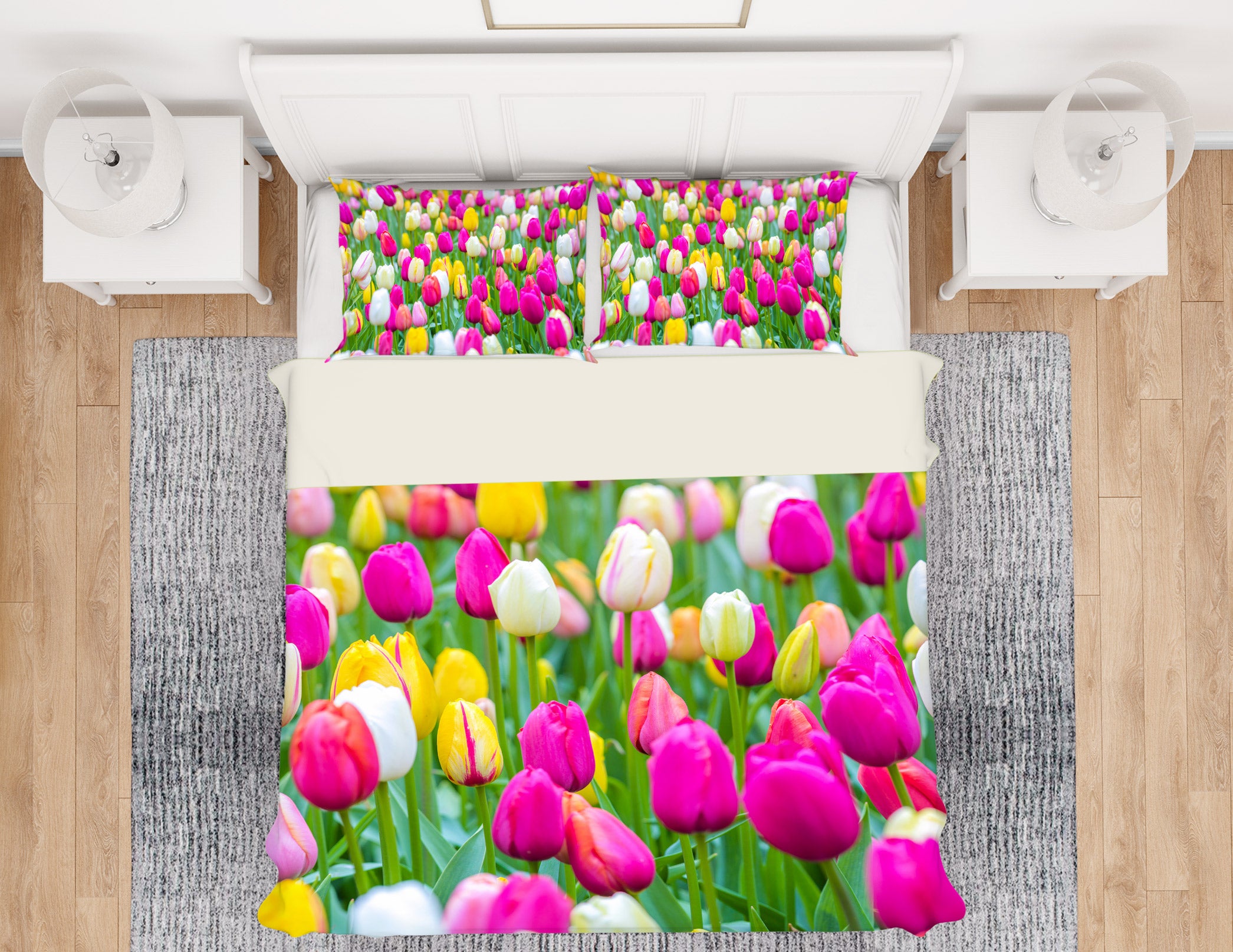 3D Tulip Garden 6925 Assaf Frank Bedding Bed Pillowcases Quilt Cover Duvet Cover