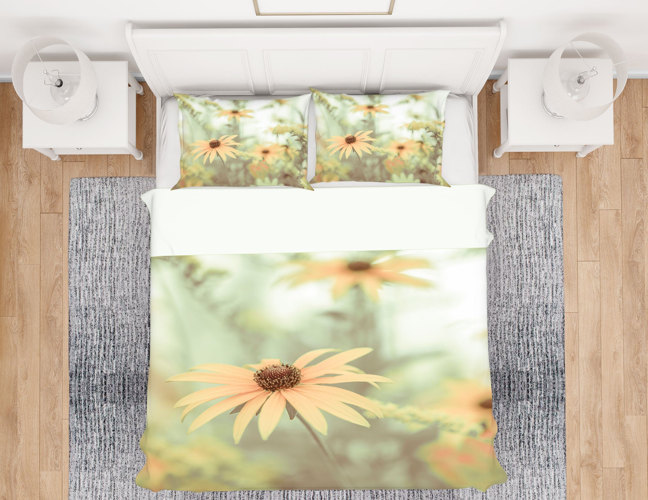 3D Orange Daisy 6914 Assaf Frank Bedding Bed Pillowcases Quilt Cover Duvet Cover