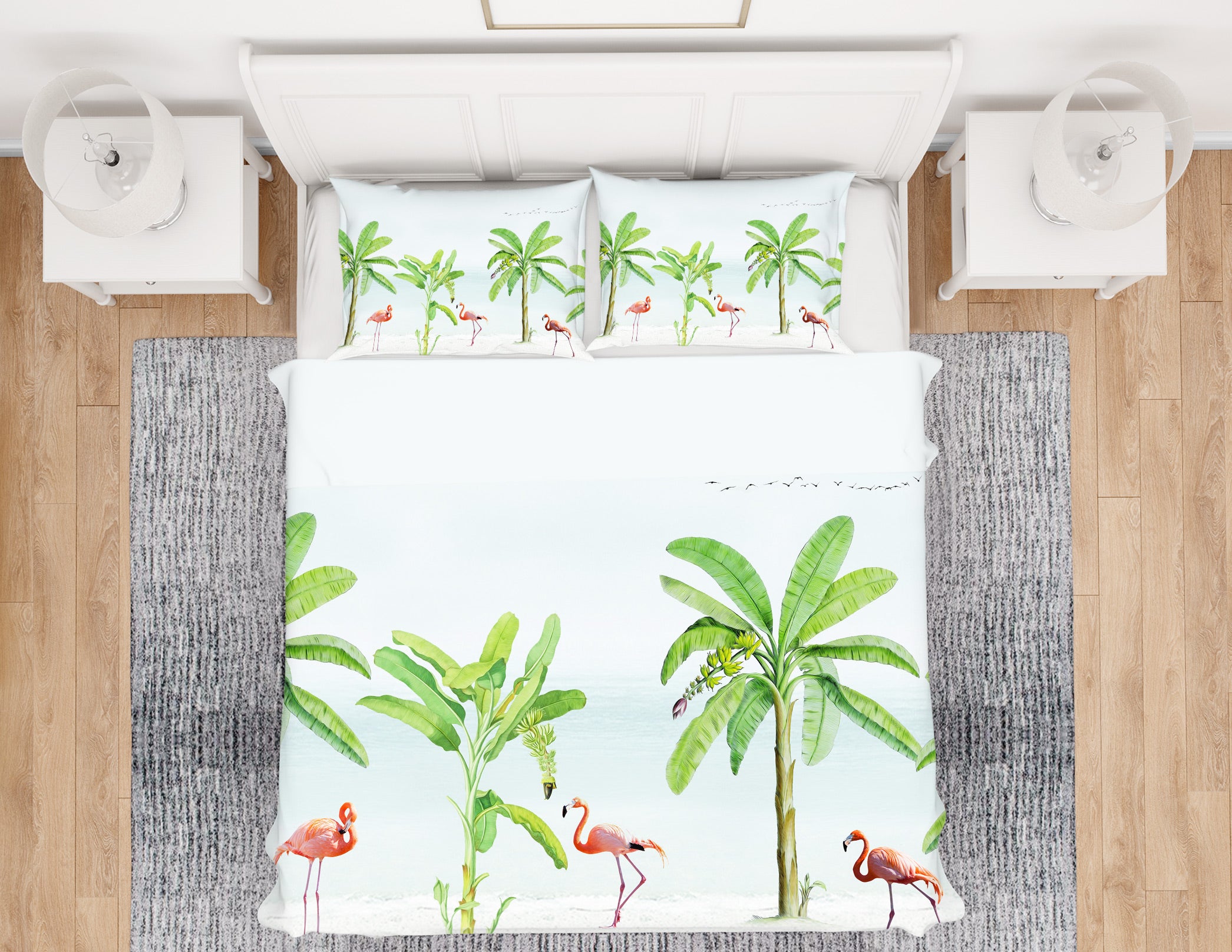3D Banana Tree 12094 Bed Pillowcases Quilt