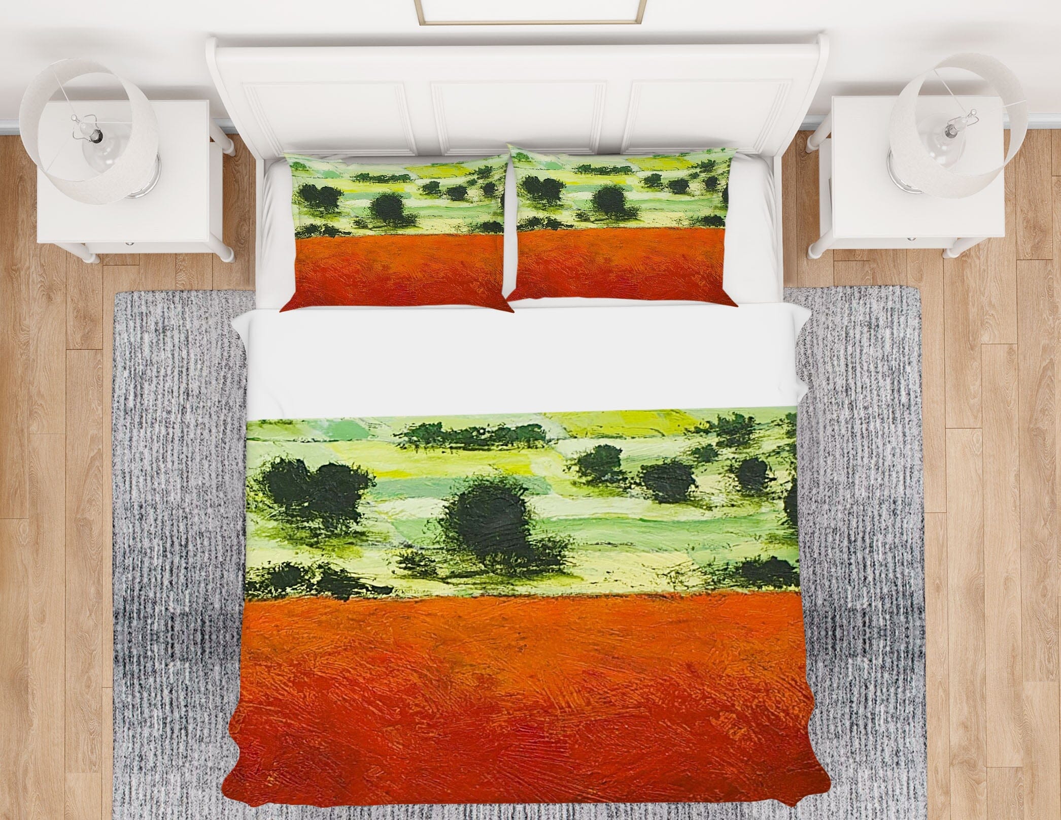 3D Morning Meadow 2114 Allan P. Friedlander Bedding Bed Pillowcases Quilt Quiet Covers AJ Creativity Home 