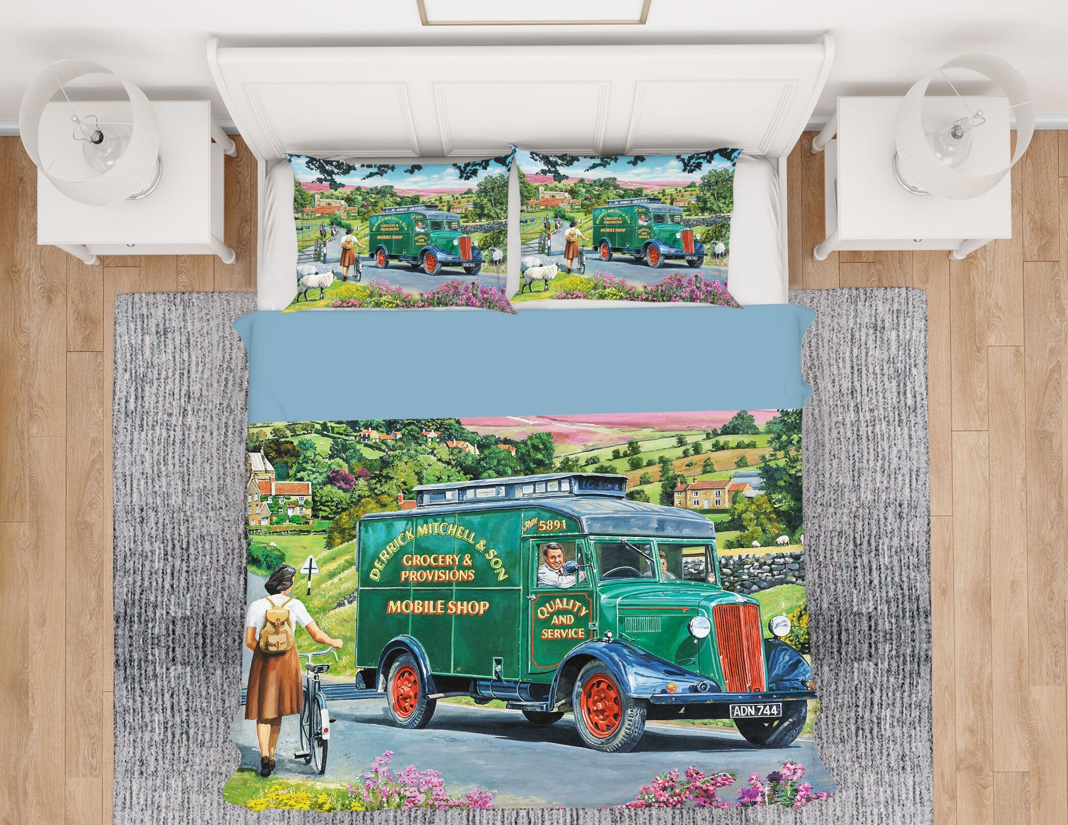 3D Over Hill And Dale 2043 Trevor Mitchell bedding Bed Pillowcases Quilt Quiet Covers AJ Creativity Home 