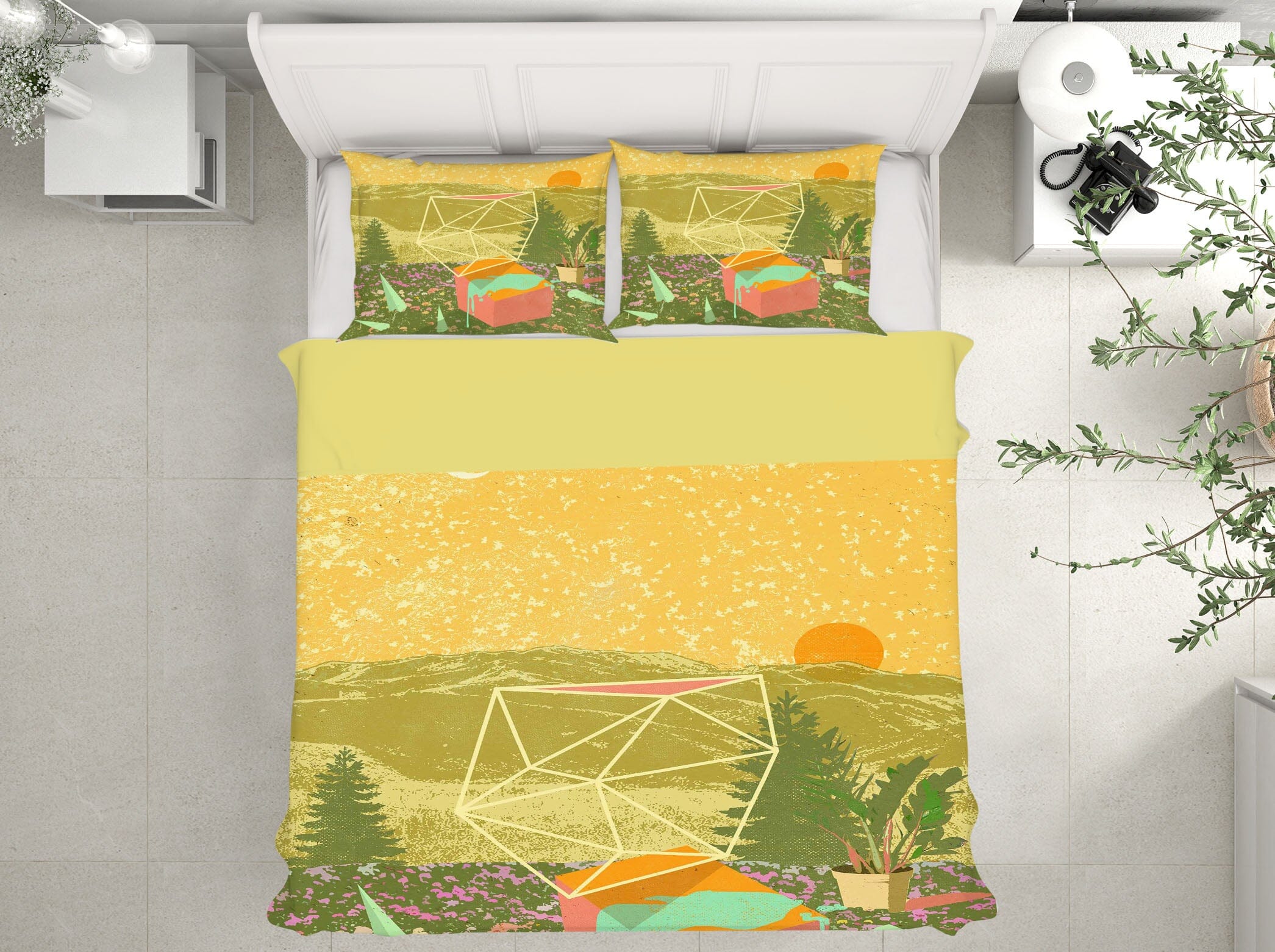 3D Dusk Grassland 2105 Showdeer Bedding Bed Pillowcases Quilt Quiet Covers AJ Creativity Home 