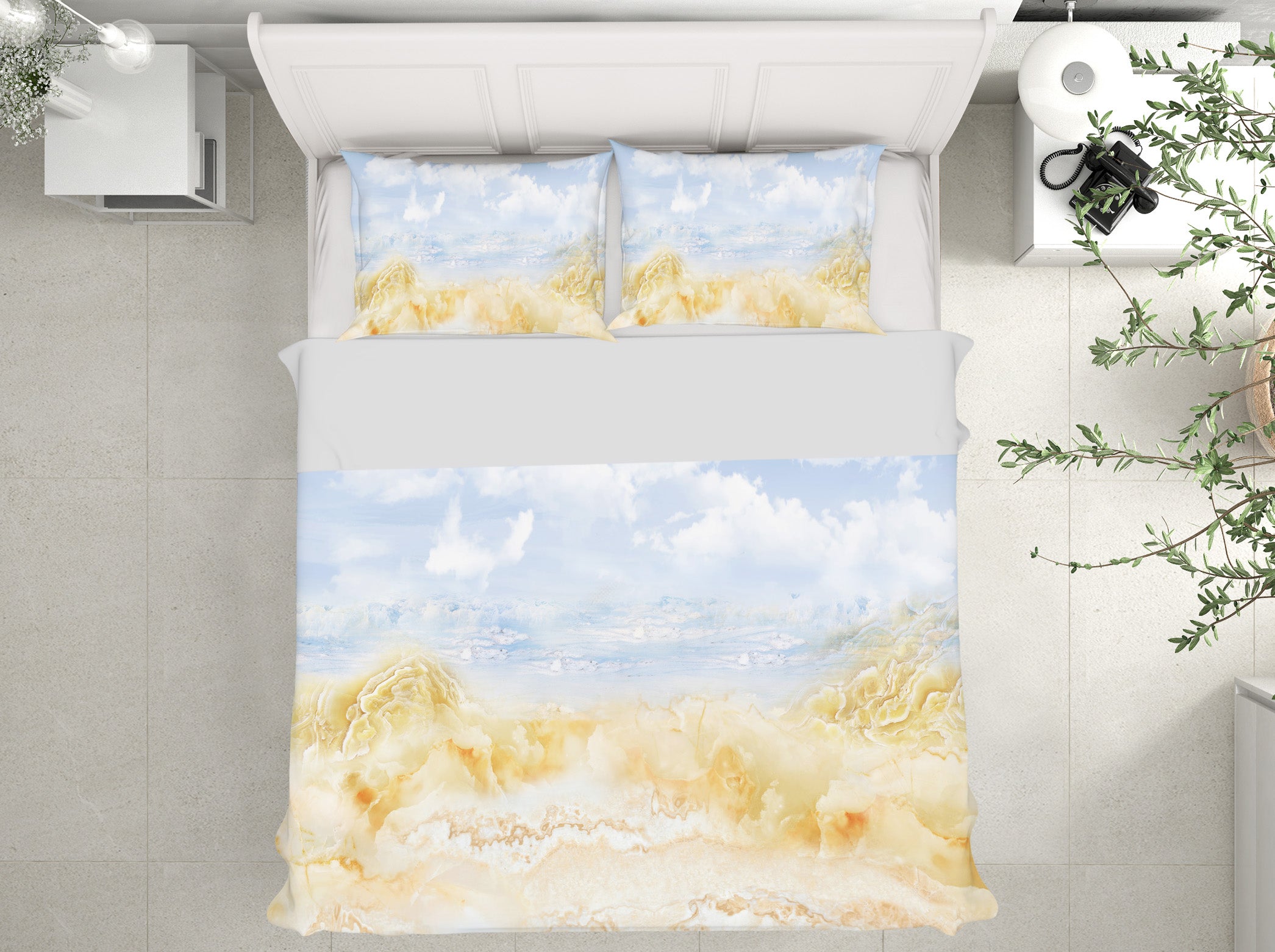 3D Sea Of Clouds 15192 Bed Pillowcases Quilt