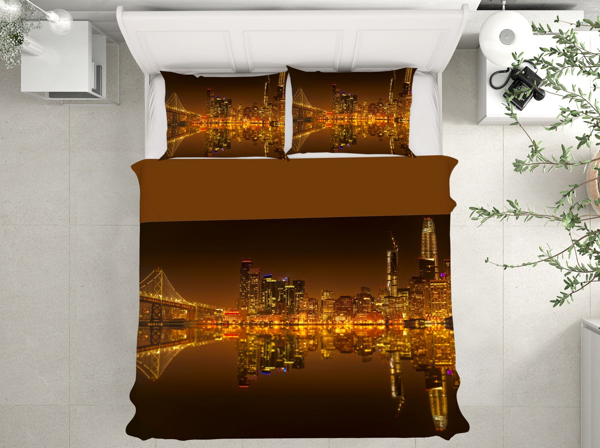 3D Canal Lights 2110 Marco Carmassi Bedding Bed Pillowcases Quilt Quiet Covers AJ Creativity Home 