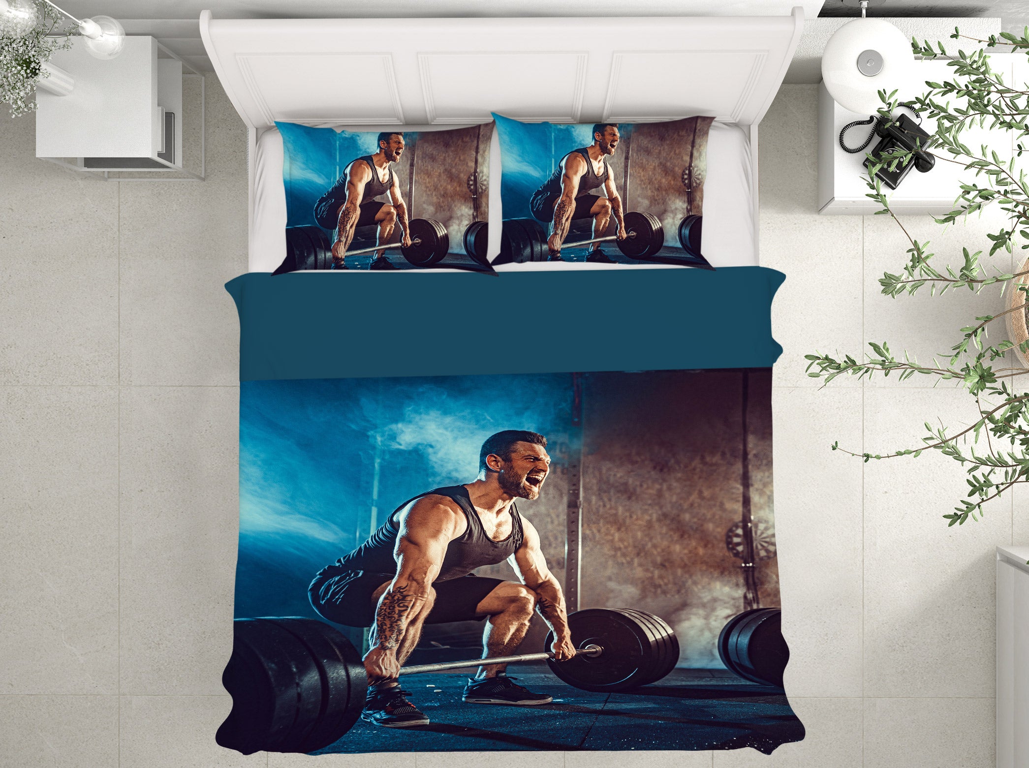 3D Weightlifting 14193 Bed Pillowcases Quilt