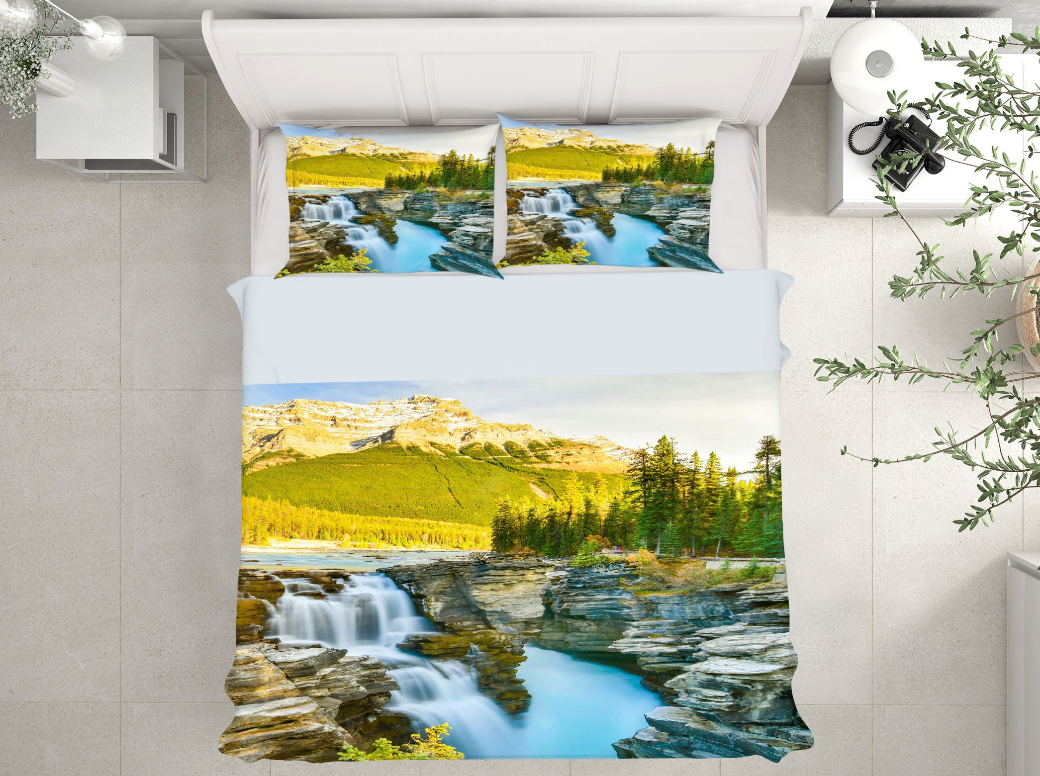 3D Landscape 15143 Bed Pillowcases Quilt