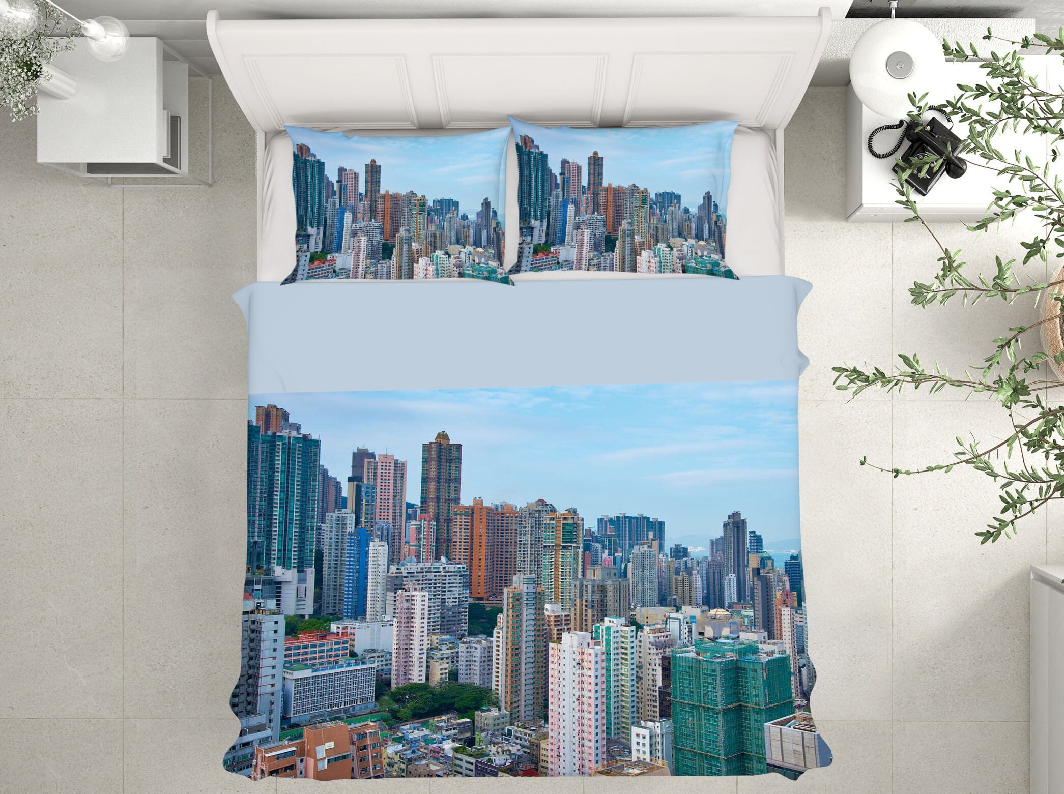 3D Office Building 2138 Marco Carmassi Bedding Bed Pillowcases Quilt Quiet Covers AJ Creativity Home 