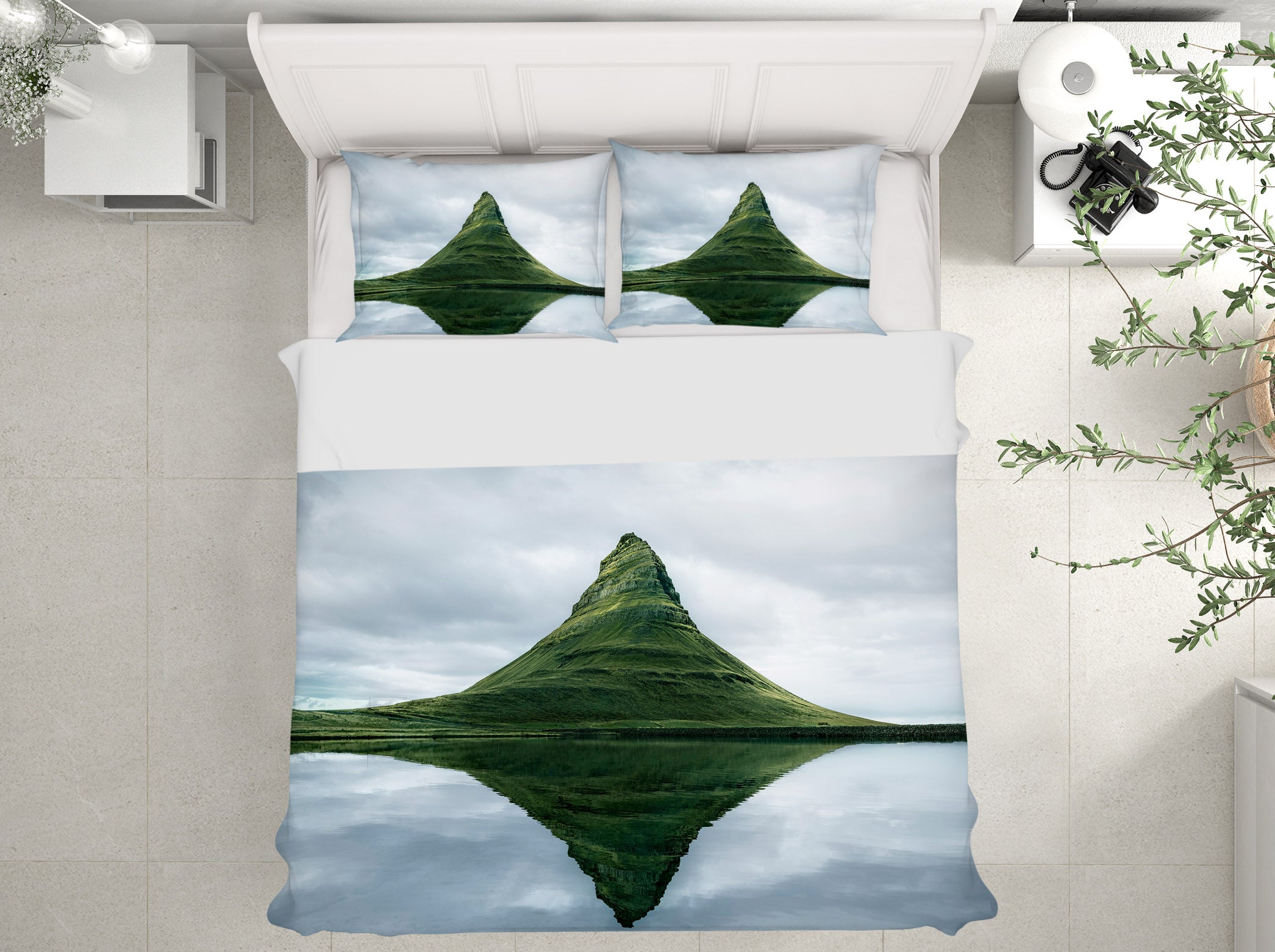 3D Island Hill 074 Marco Carmassi Bedding Bed Pillowcases Quilt