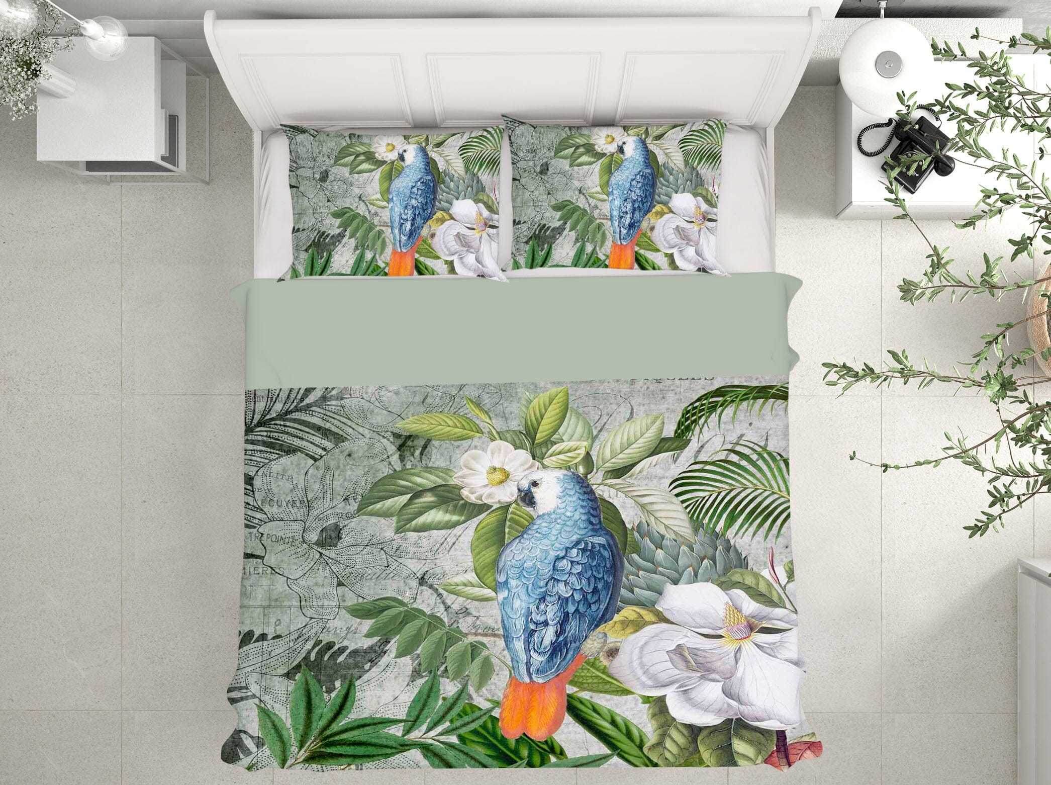 3D Kingdom Of Birds 2134 Andrea haase Bedding Bed Pillowcases Quilt Quiet Covers AJ Creativity Home 