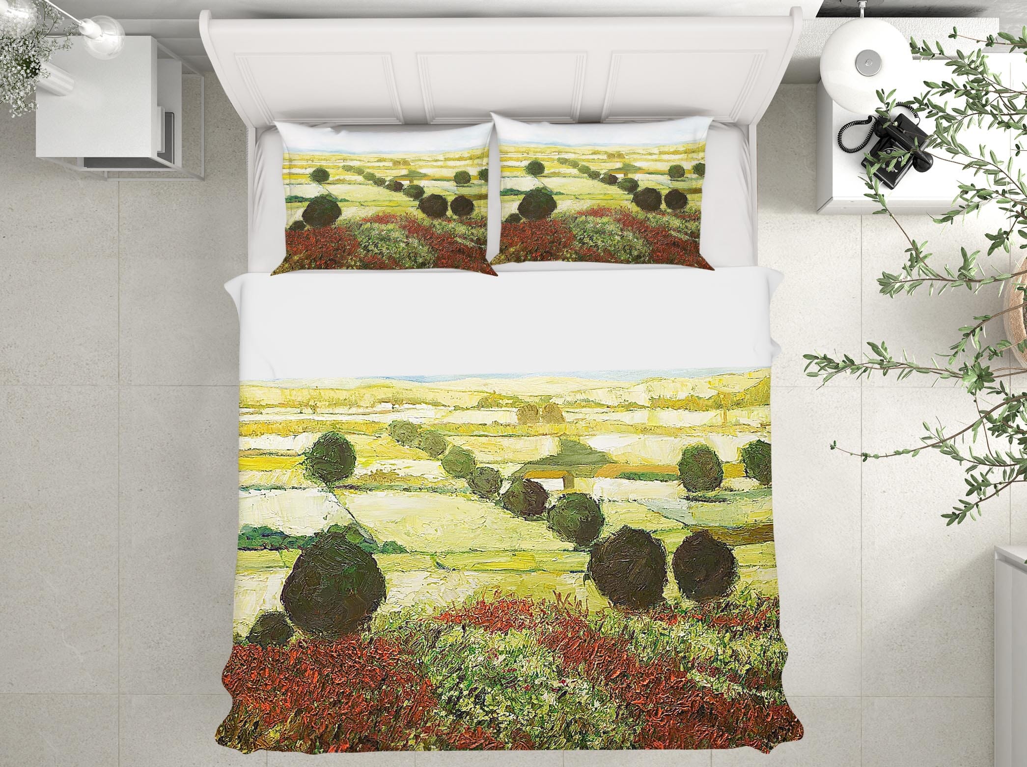 3D Wildflower Valley 2109 Allan P. Friedlander Bedding Bed Pillowcases Quilt Quiet Covers AJ Creativity Home 